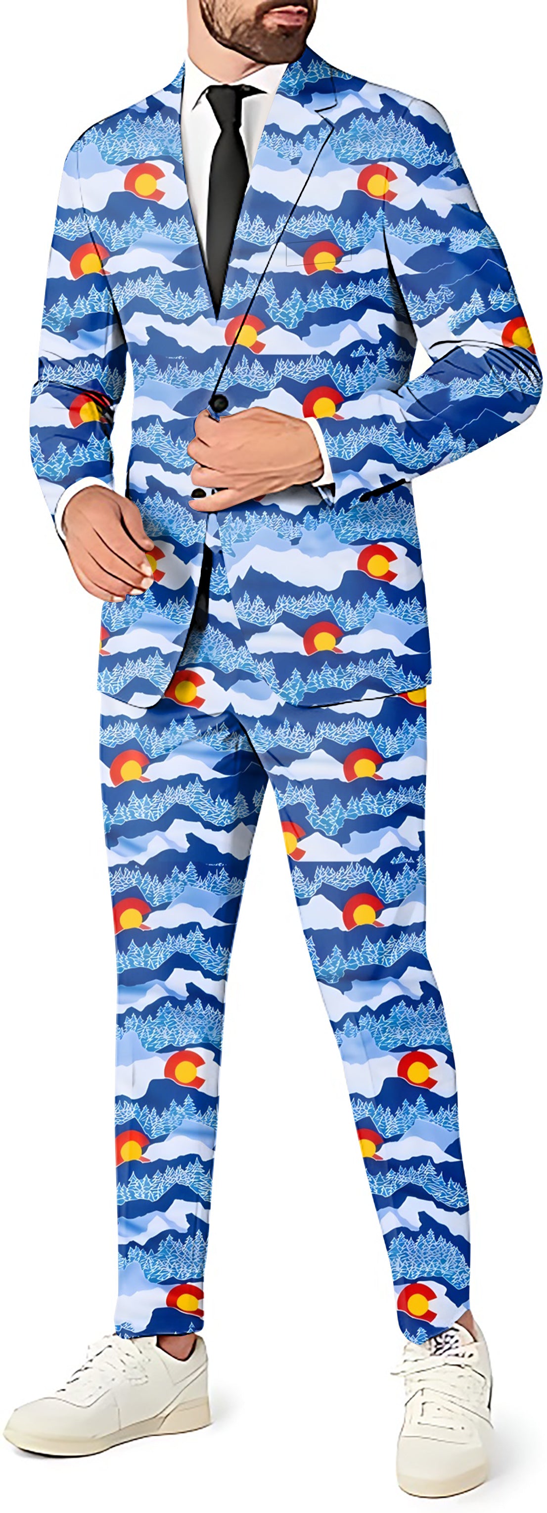 Colorado High Country Men's Party Costumes-Theme Party 2 or 3pcs Suit set-Blazer Pants & Vest