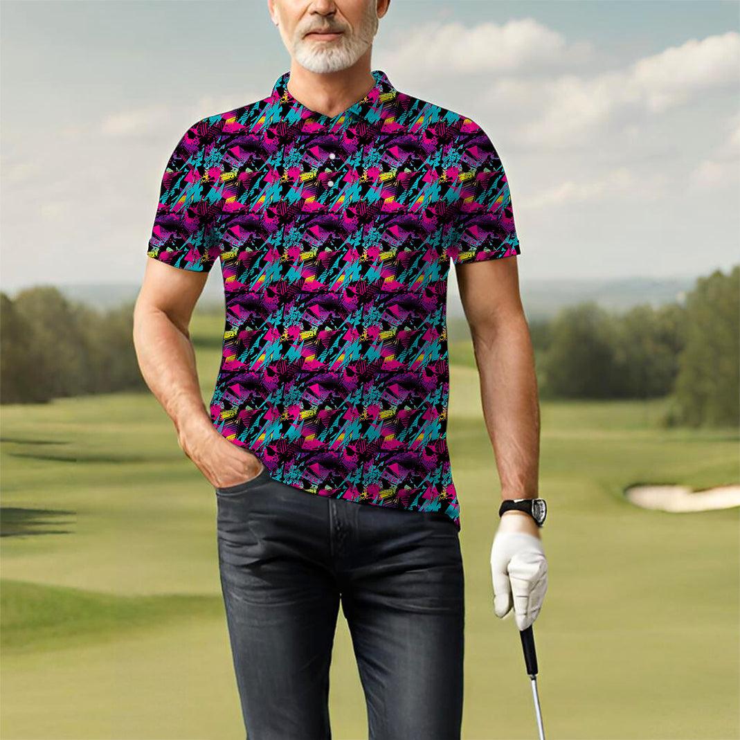 Men's Retro Golfer golf polo