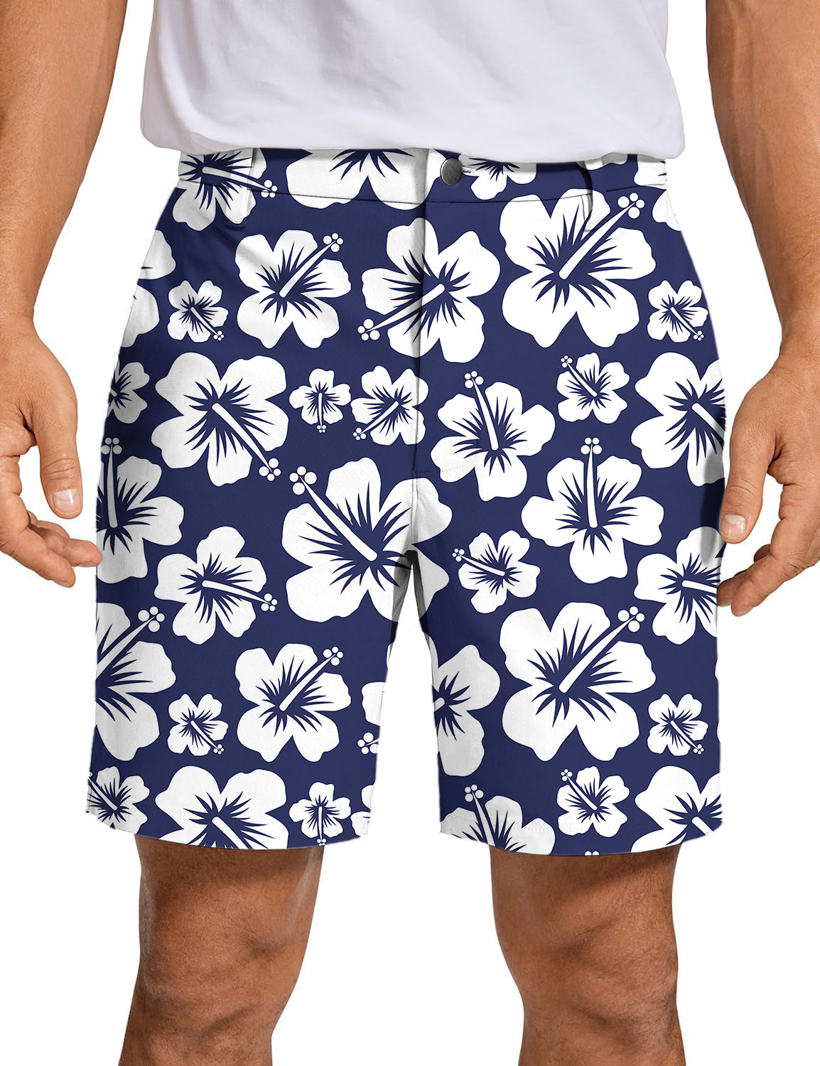 Men's Summer Daisy Golf Shorts
