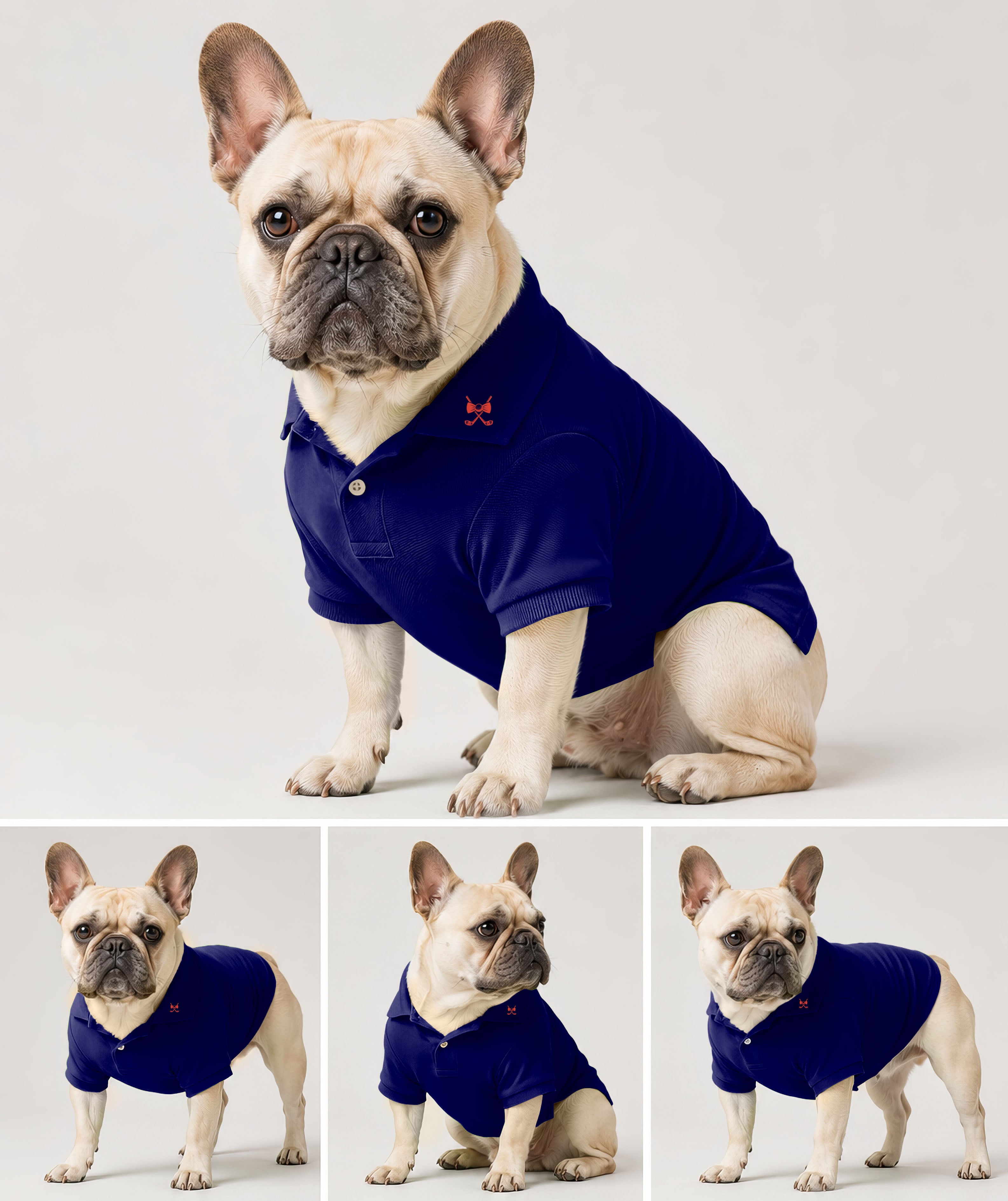 Dog's pure navy Golf Polo