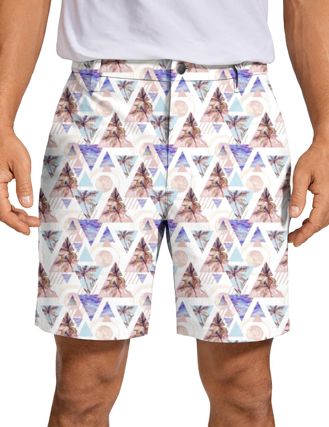 Men Cali Coconut trees Golf Shorts