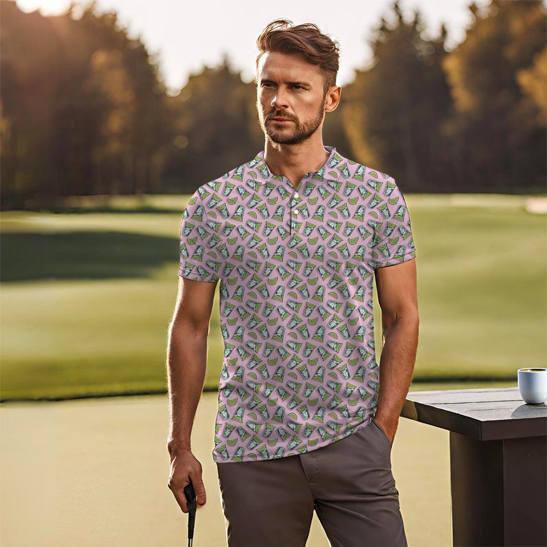 Ice tea Men's golf polo