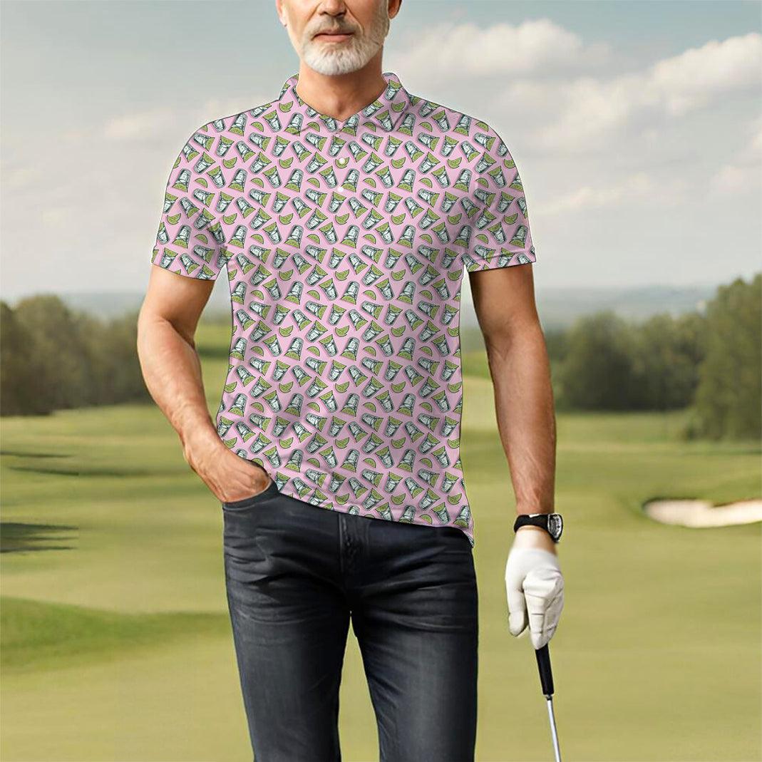 Ice tea Men's golf polo