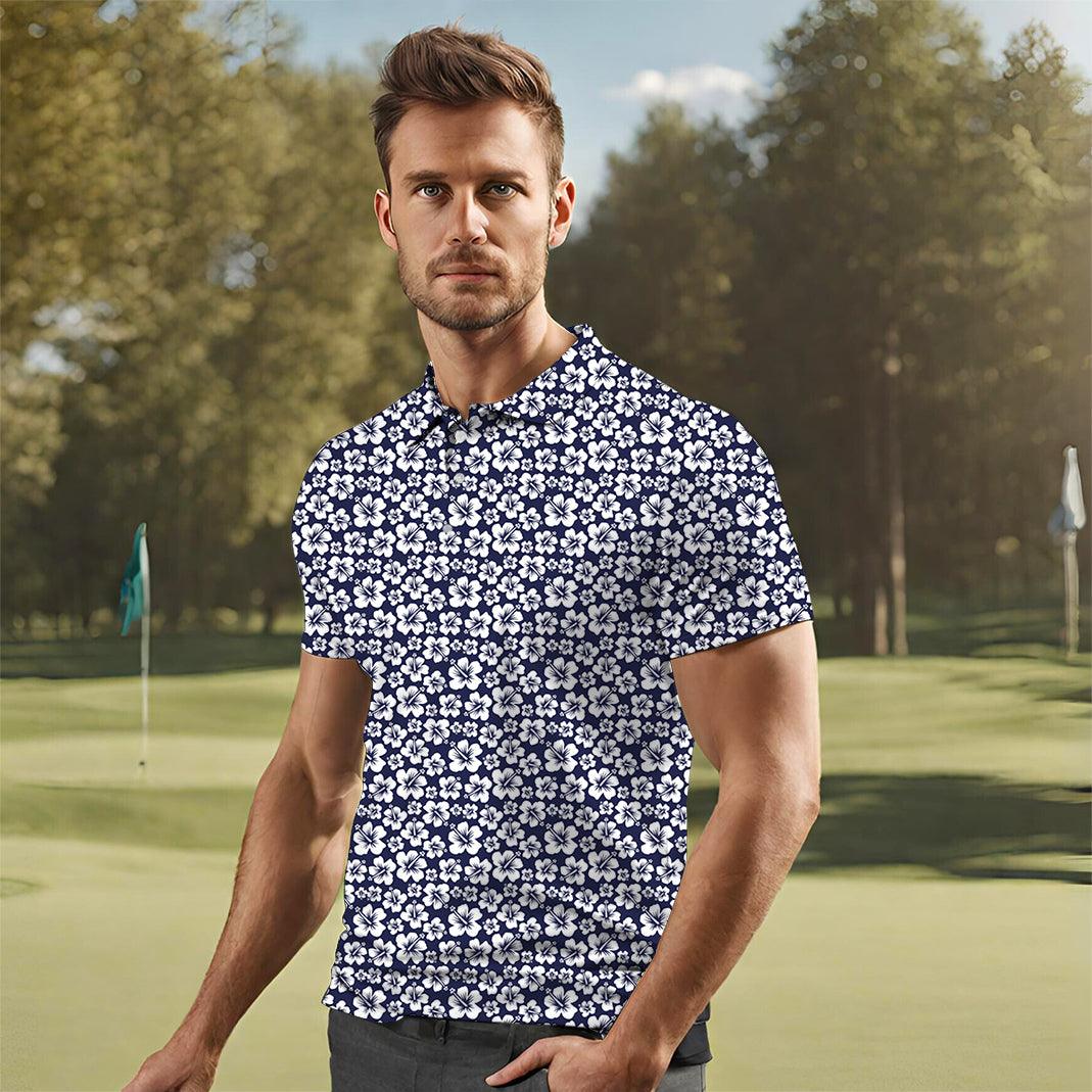 Men's Summer Daisy golf polo