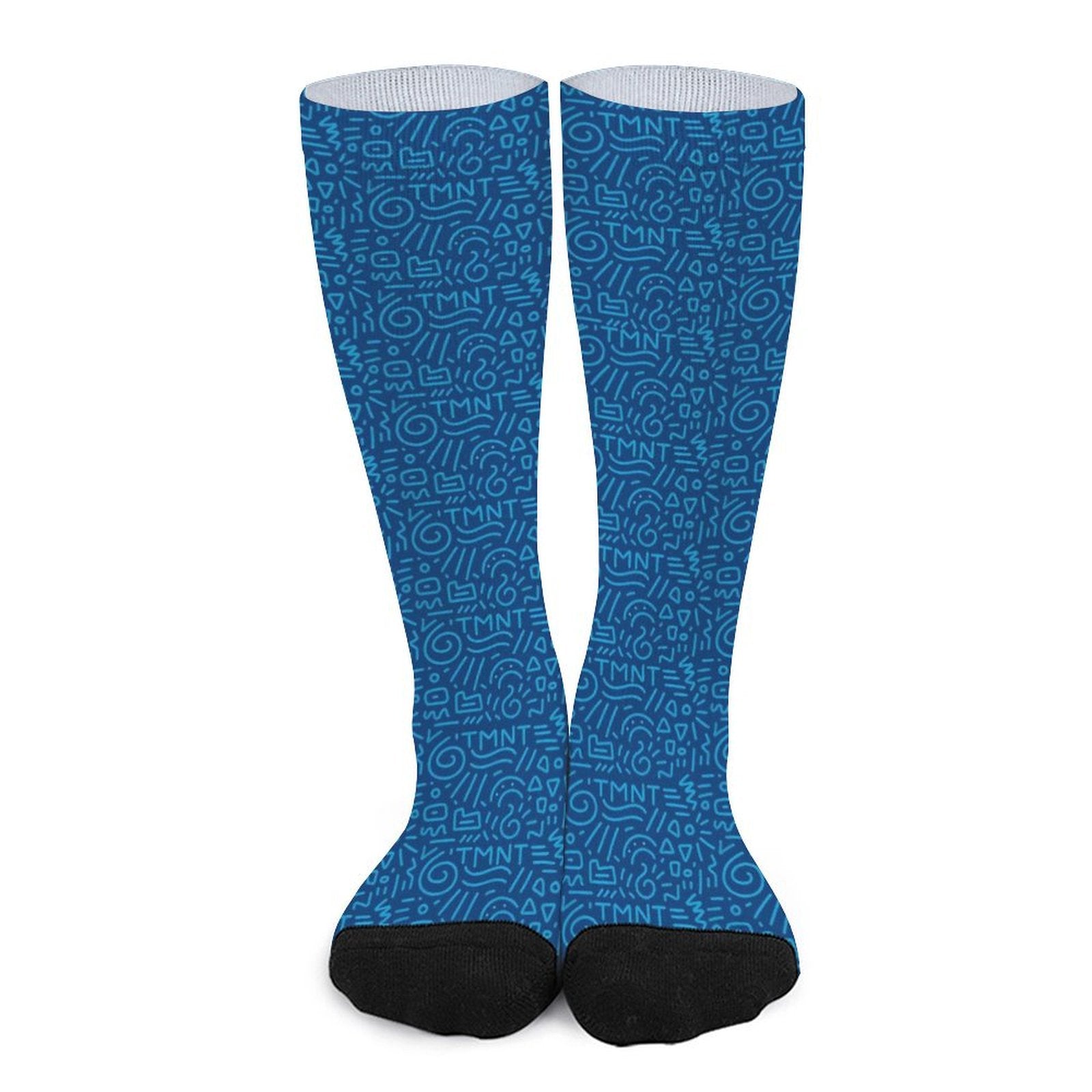 Blue Doodle Prined socks Gifts for Men Women