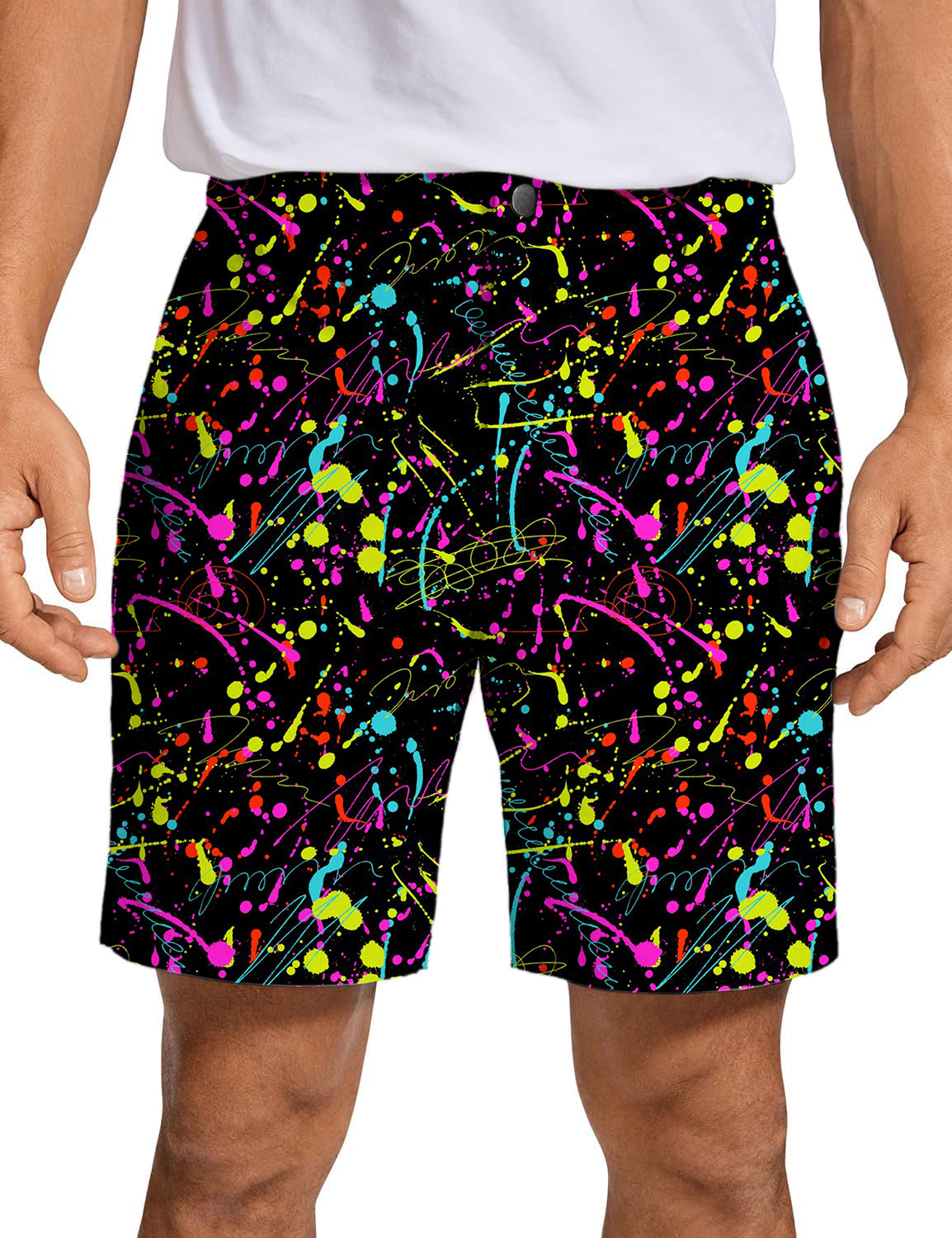 Men's  Color printing Golf Shorts