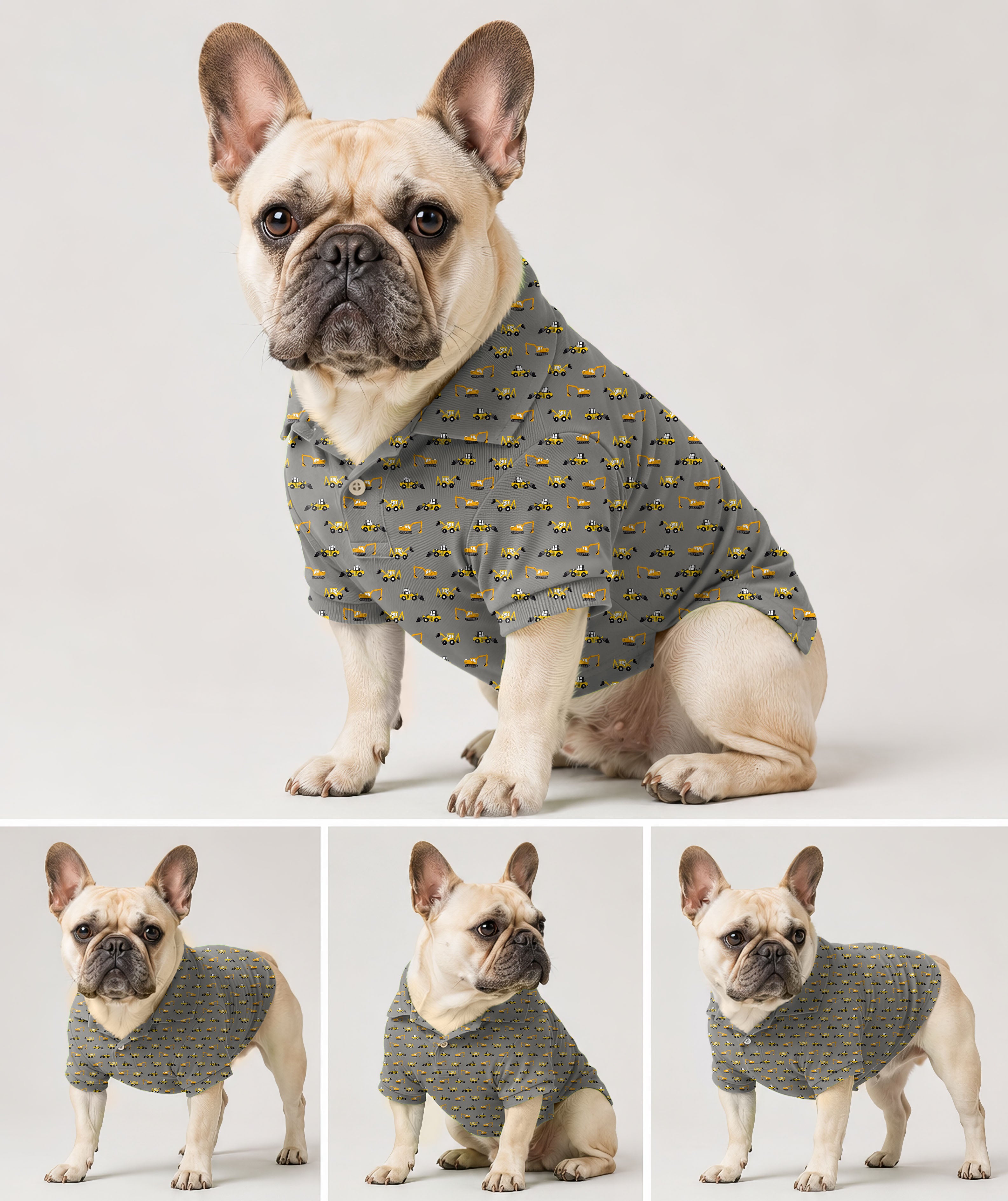 Dog's Construction Trucks Polo