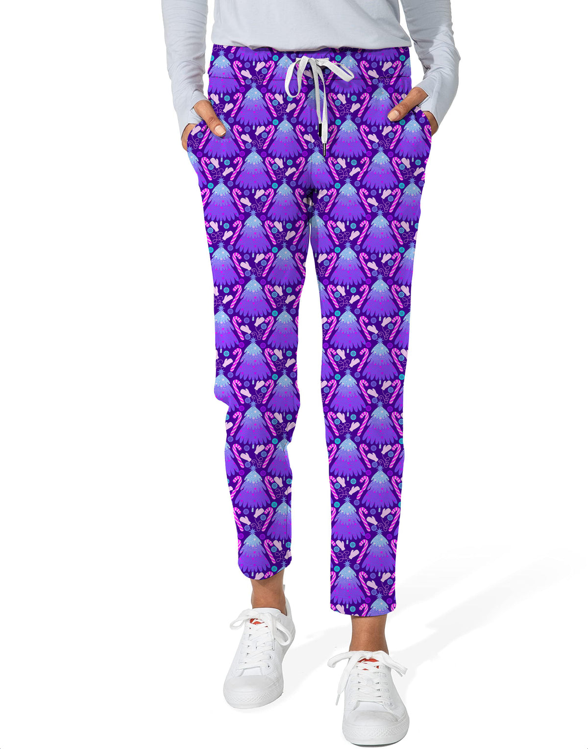Magical Christmas Tree Women's 7/8 Stretch Ankle Golf Pants