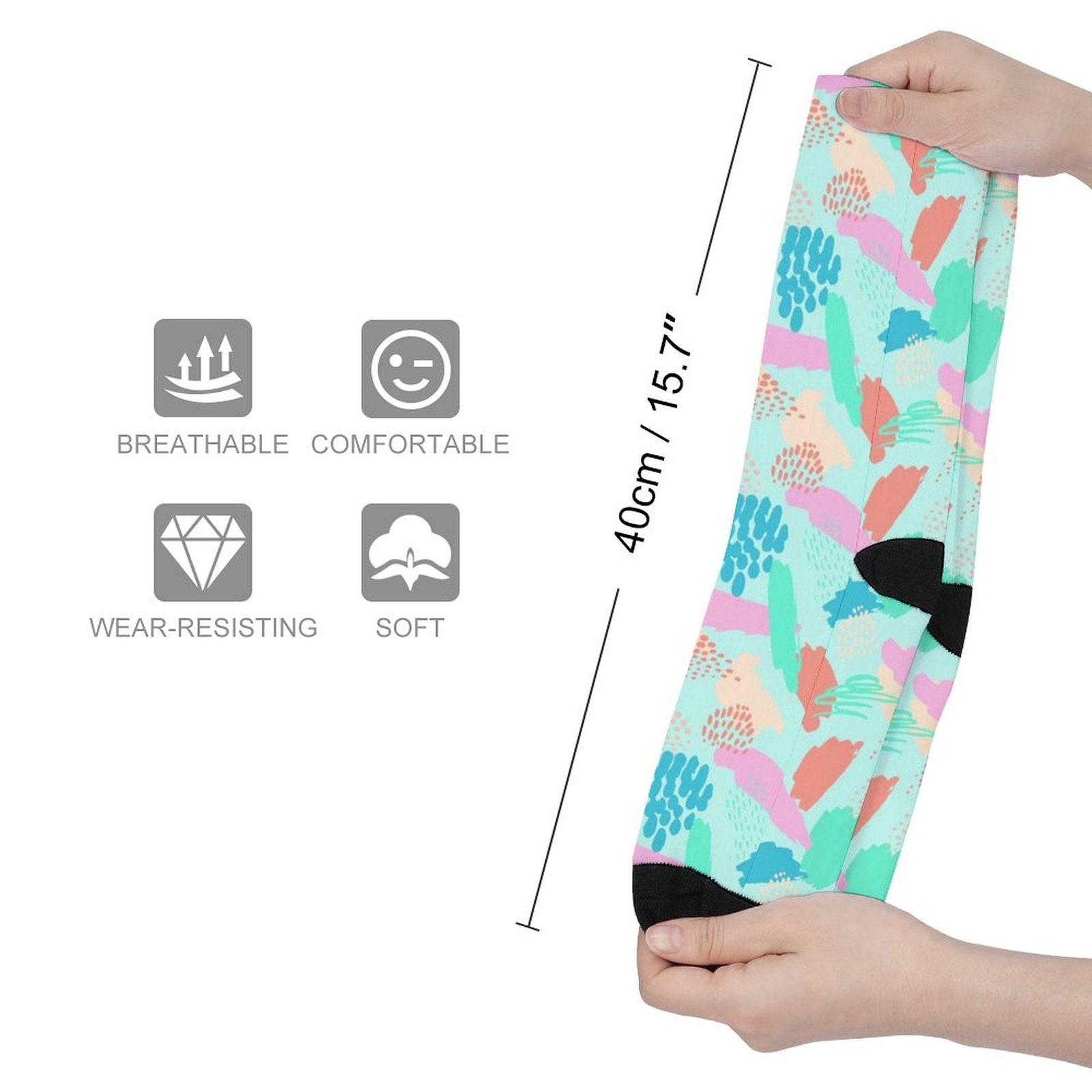 Graffiti Prined socks Gifts for Men Women