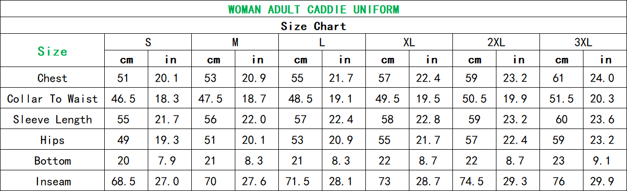 ADULT CADDIE UNIFORM Custom Golf Adult Teenager Coverall Suit Boiler Caddy Halloween Christmas Uniform White Custom Name Birthday