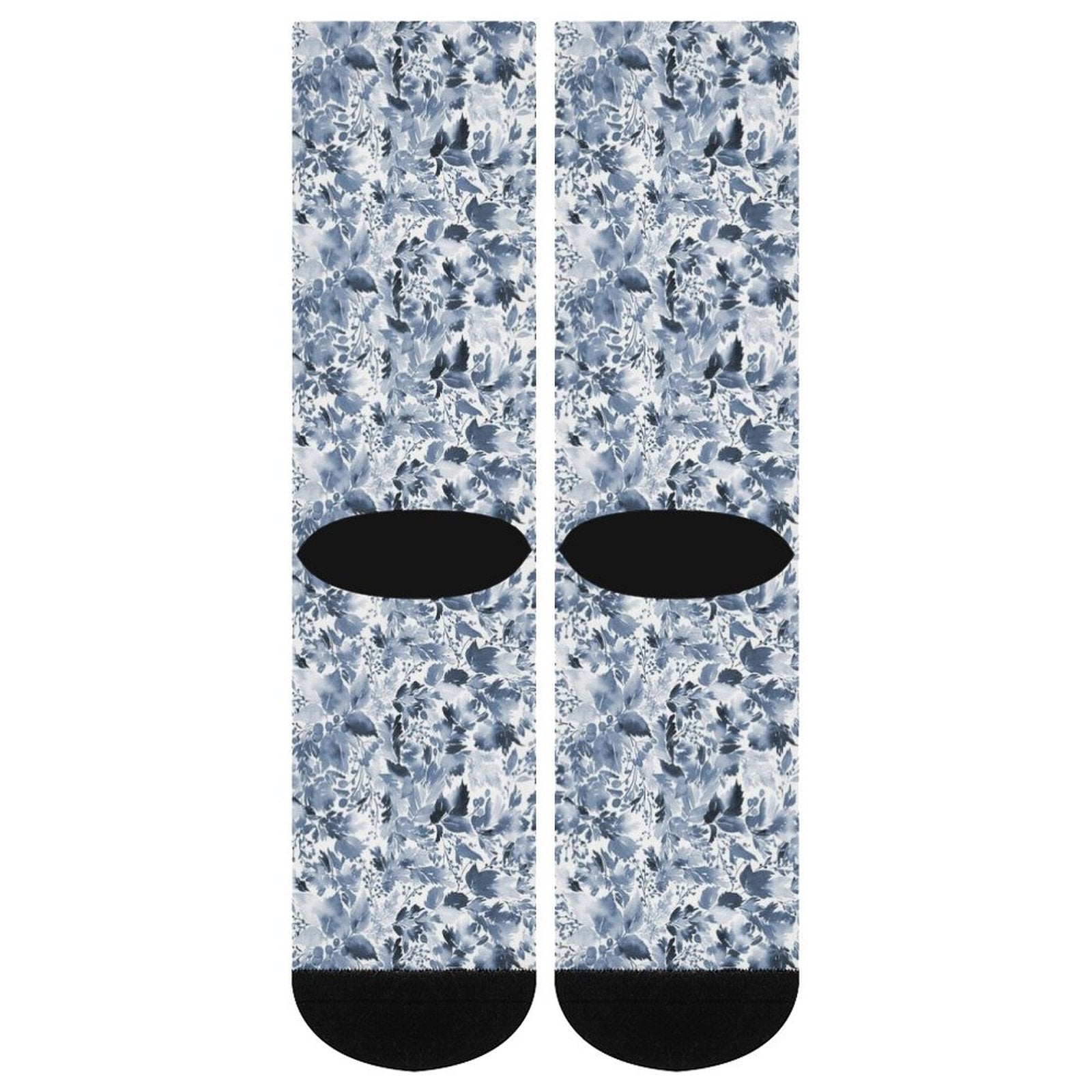 BLUE LEAVES Prined socks Gifts for Men Women