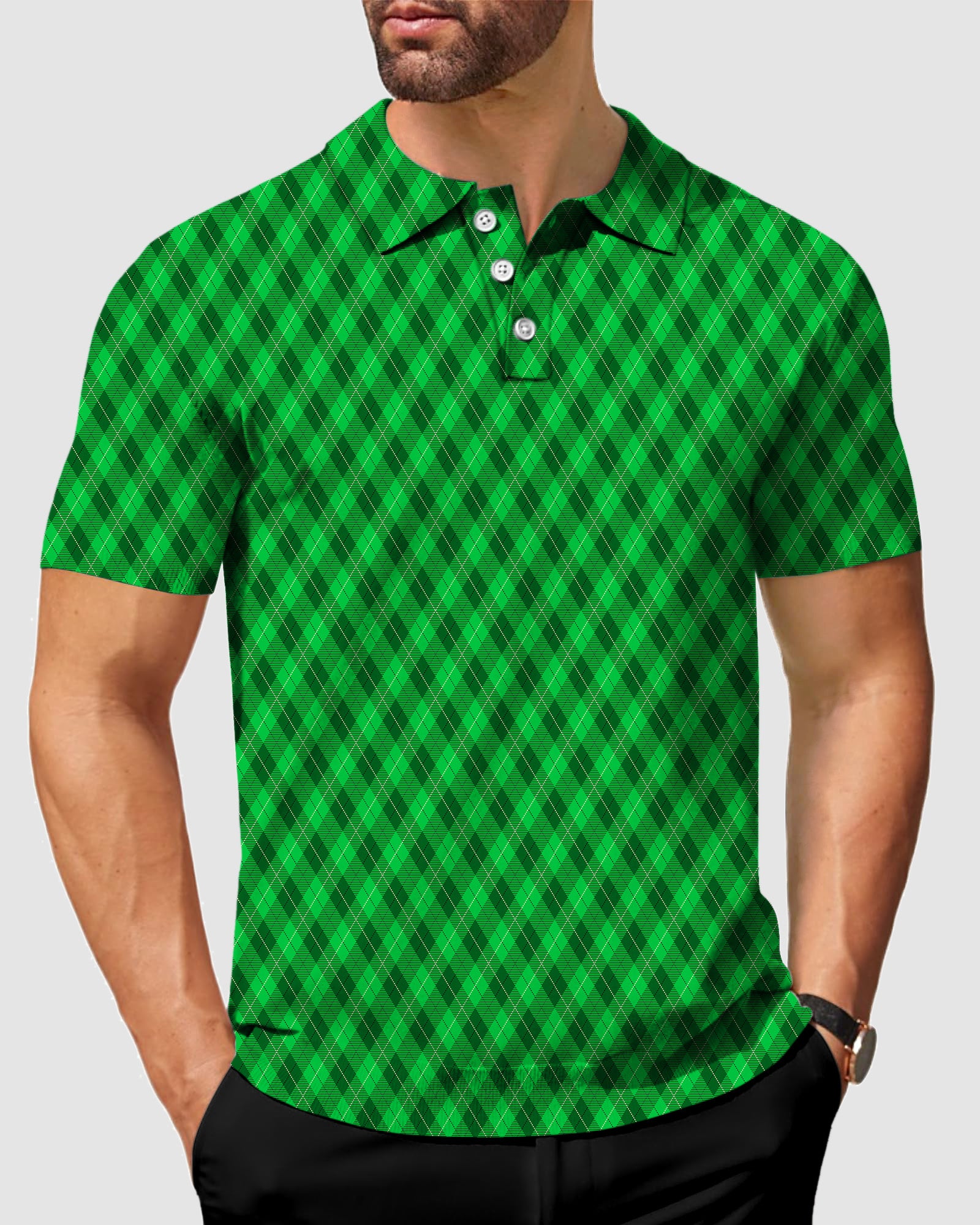 Men's St. Patrick's Day Golf Polo