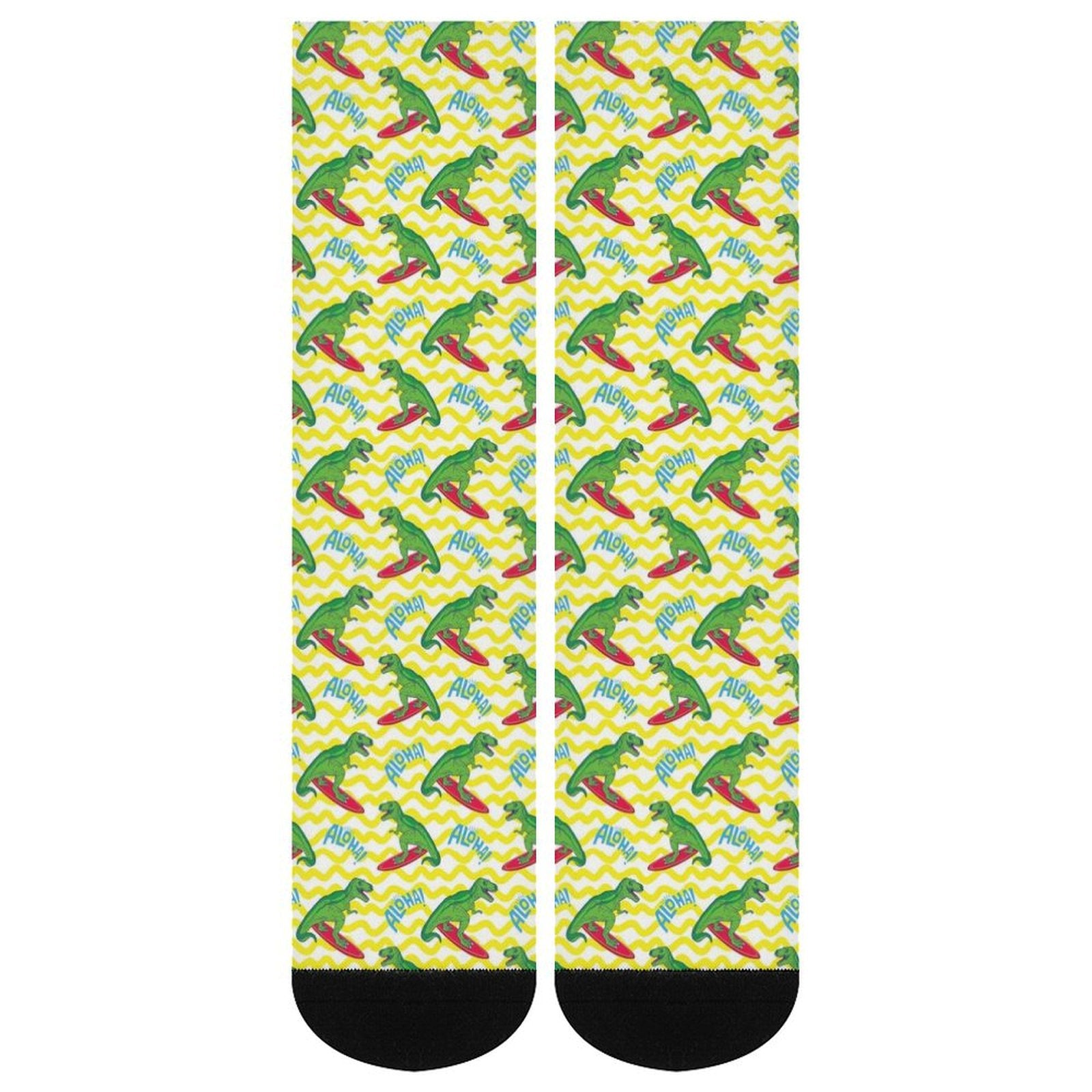Friendly Dinos Prined socks Gifts for Men Women
