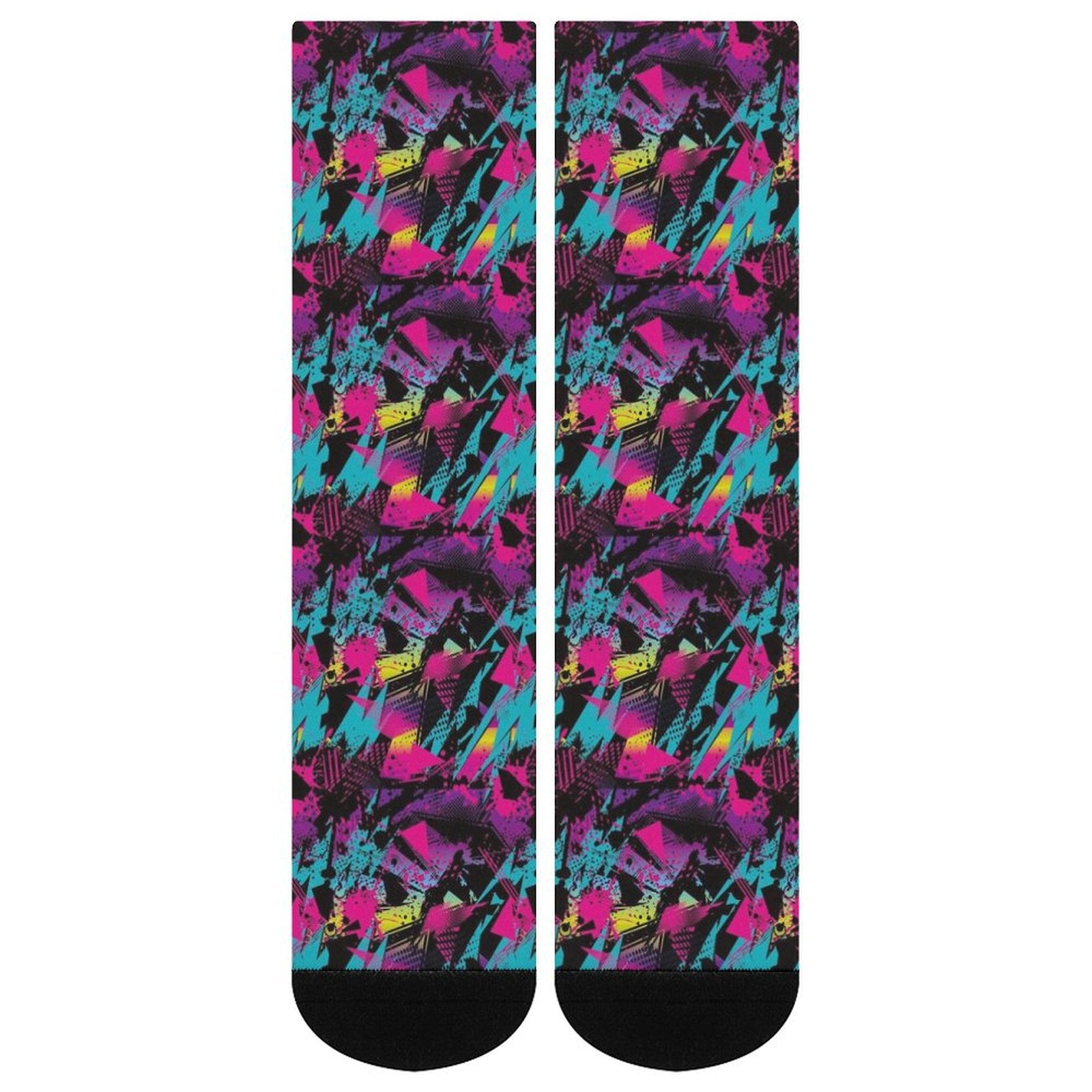Retro er Prined socks Gifts for Men Women