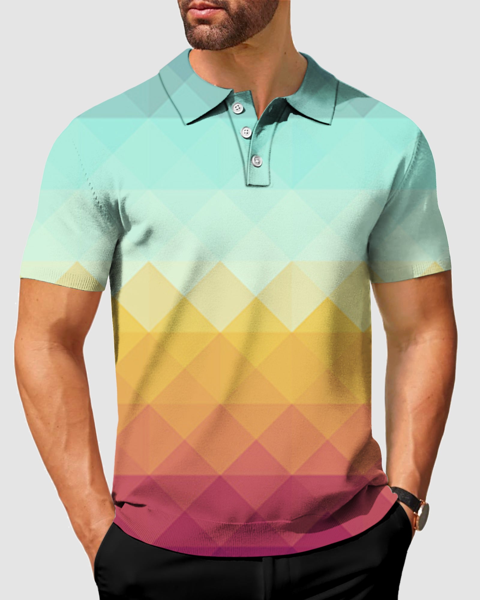 Men's Arizona Sunset Golf Polo