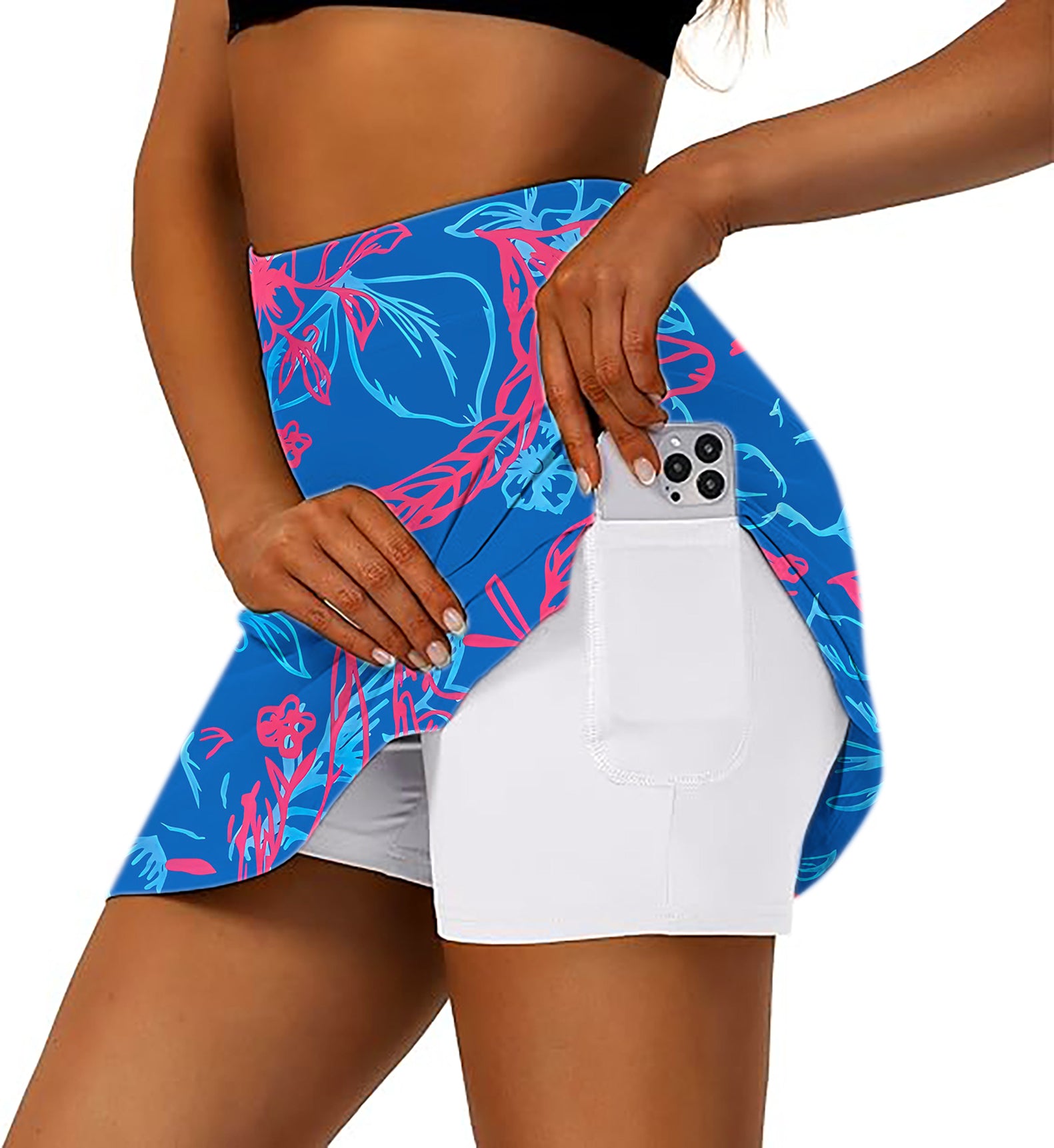 Women's CABO COLADA Golf Skirts Inner Shorts Pocket