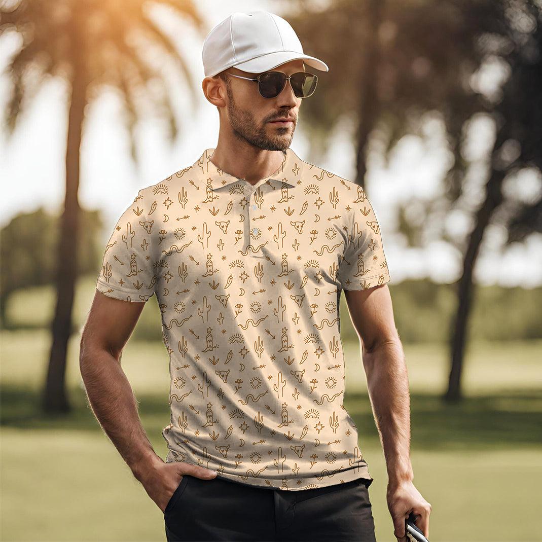 Men's Western Vibes golf polo