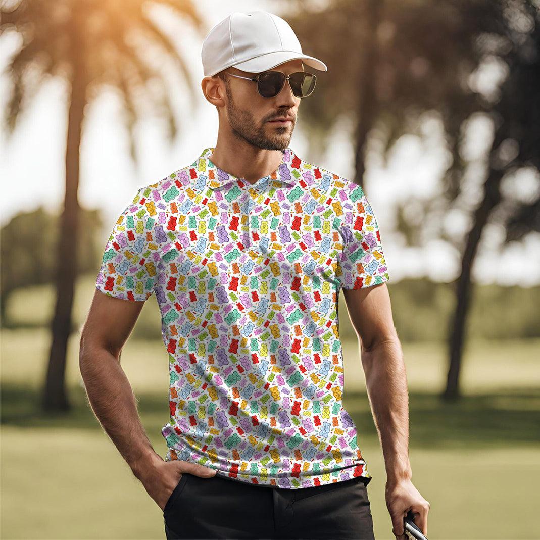 Men's Gummy Bears golf polo