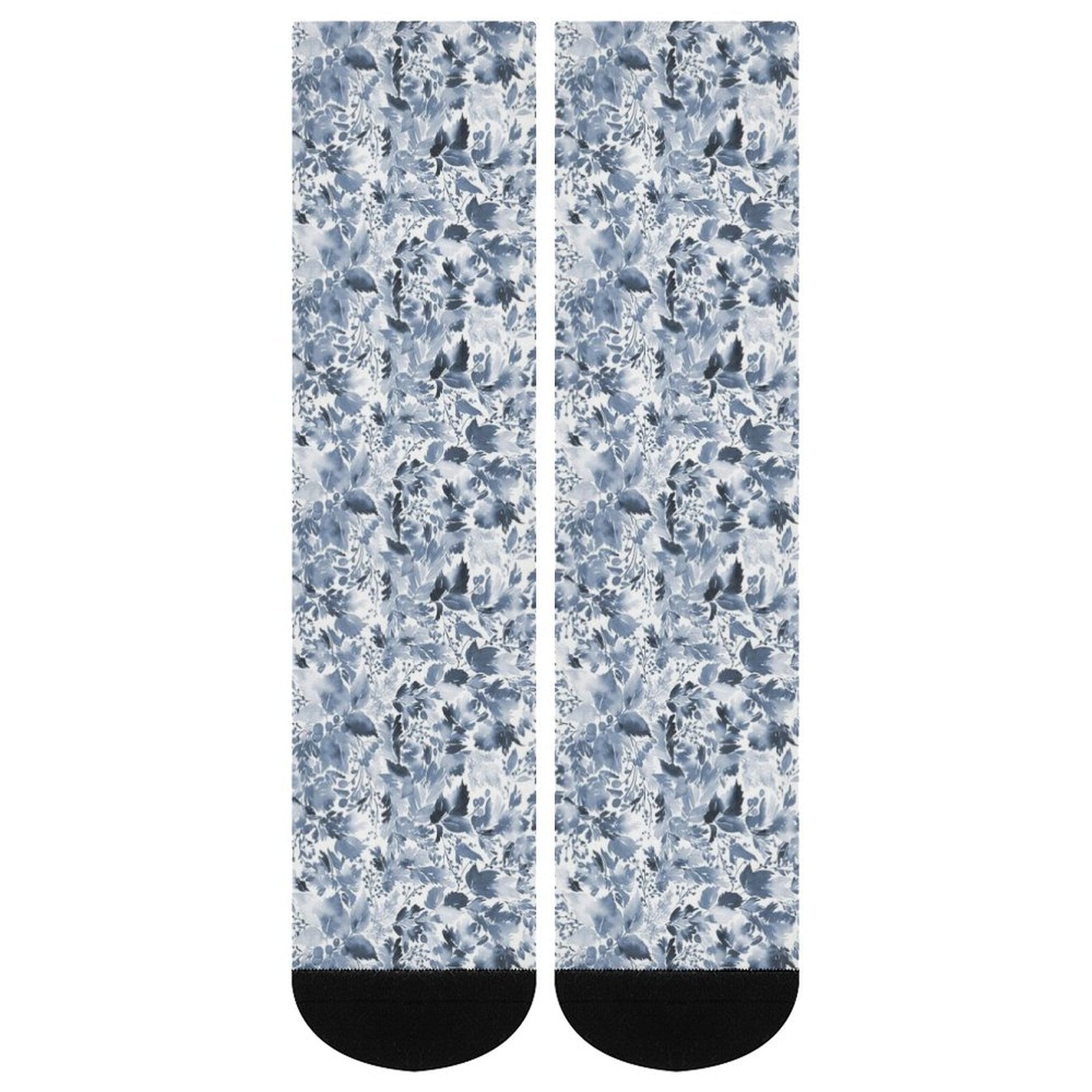 BLUE LEAVES Prined socks Gifts for Men Women