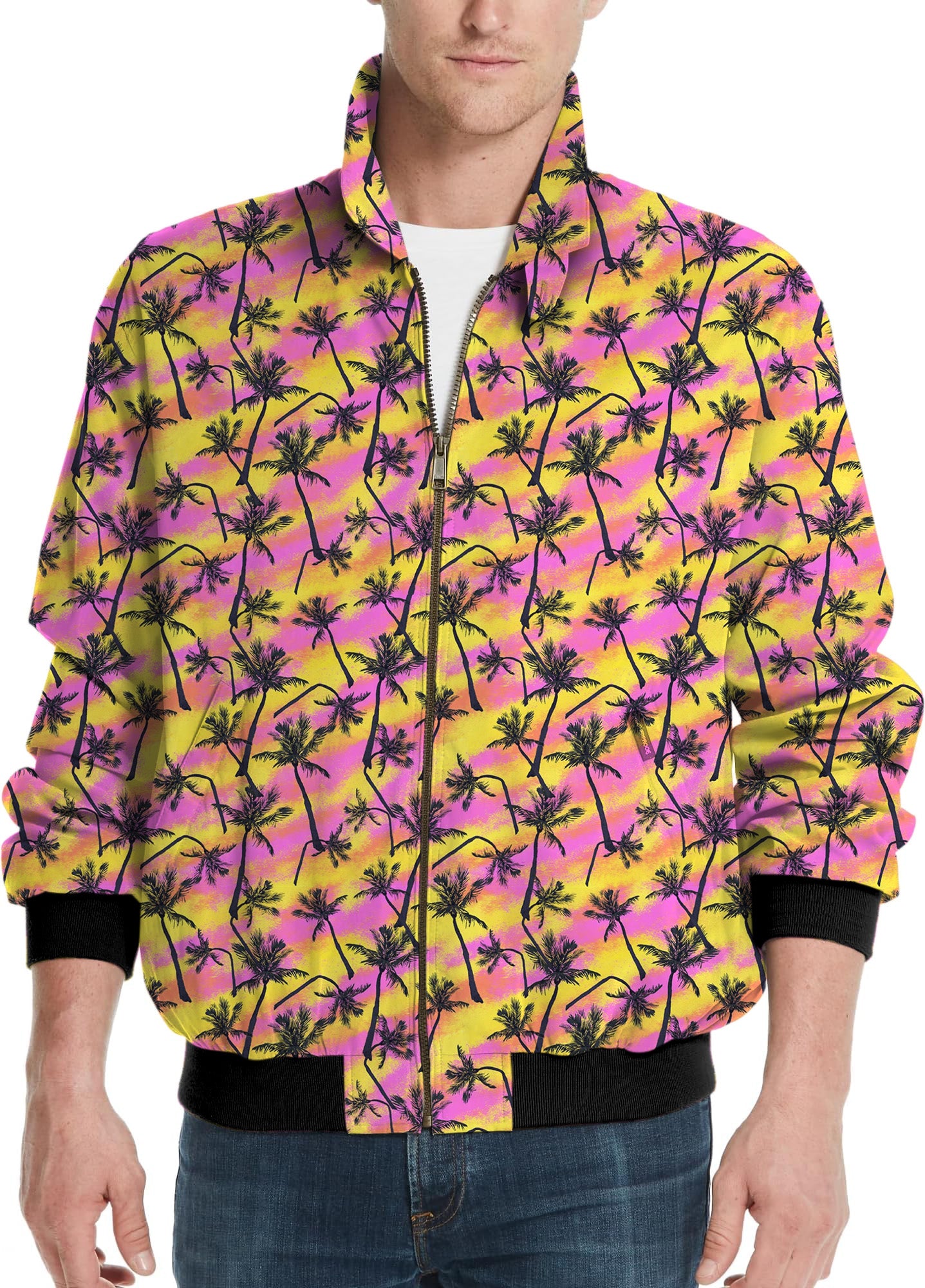 GRAPHIC PRINT-Men's Golf Windbreaker Light Jacket