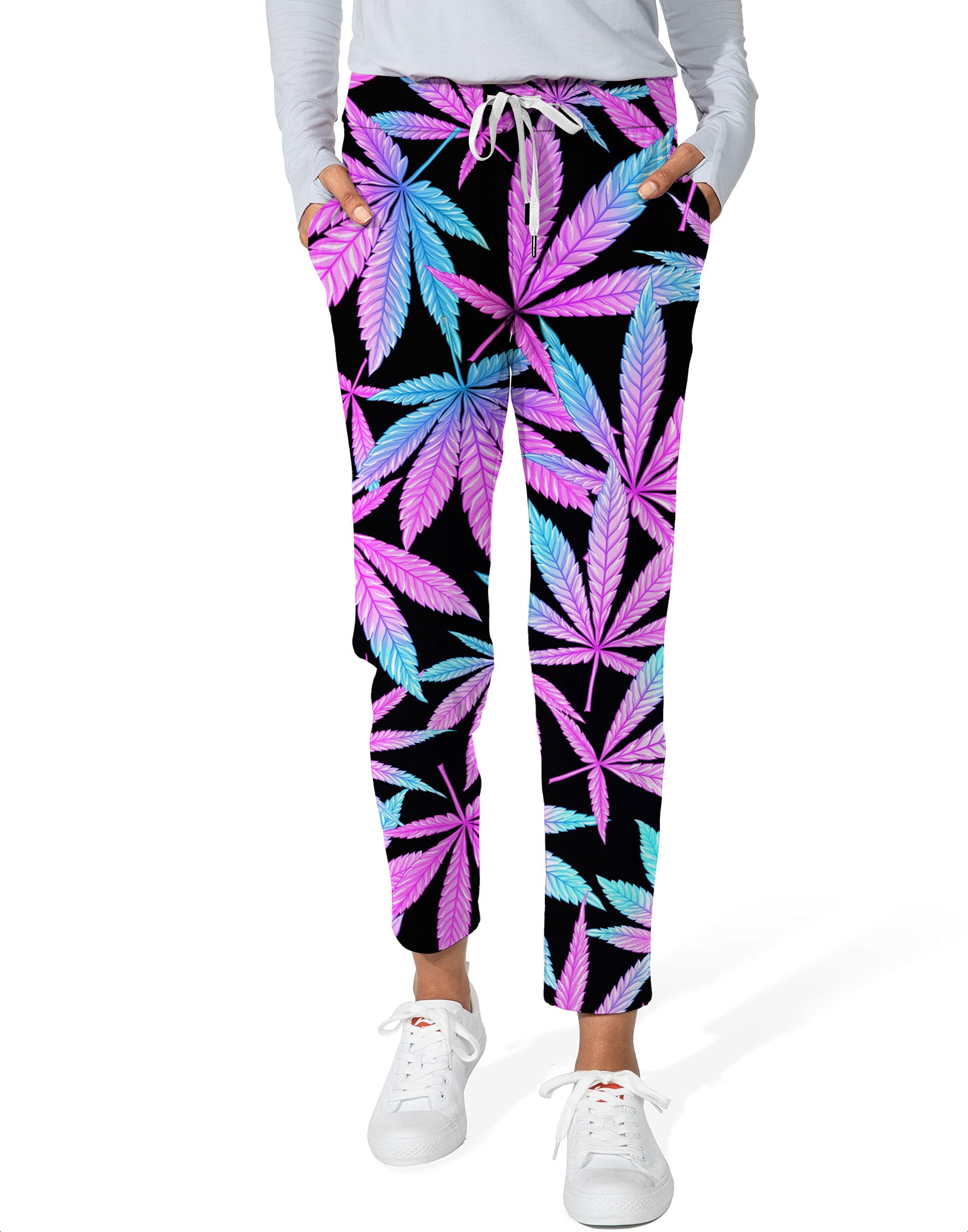 Purple Dreams-Women's 7/8 Stretch Ankle Golf Pants