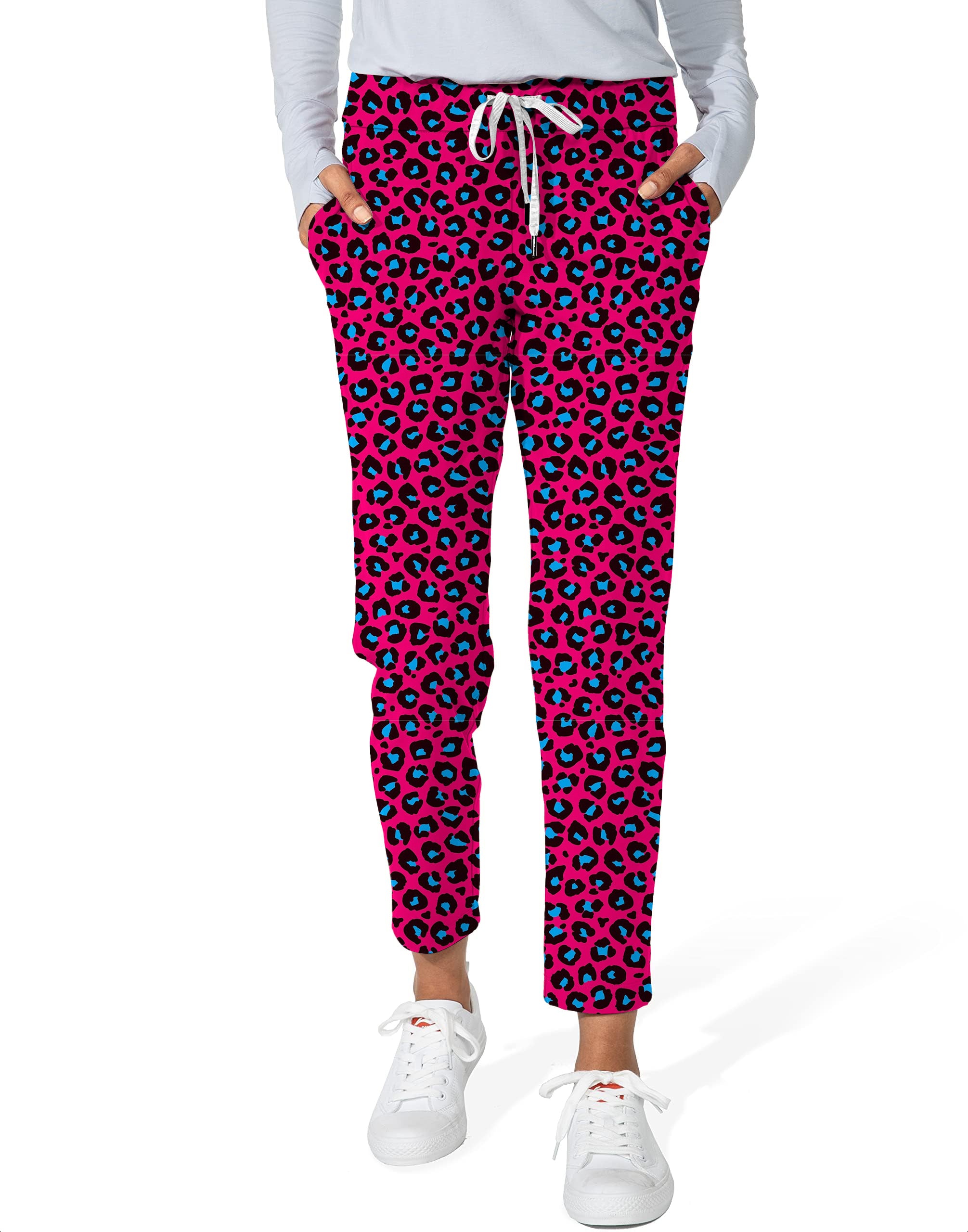 Red Jaguar-Women's 7/8 Stretch Ankle Golf Pants