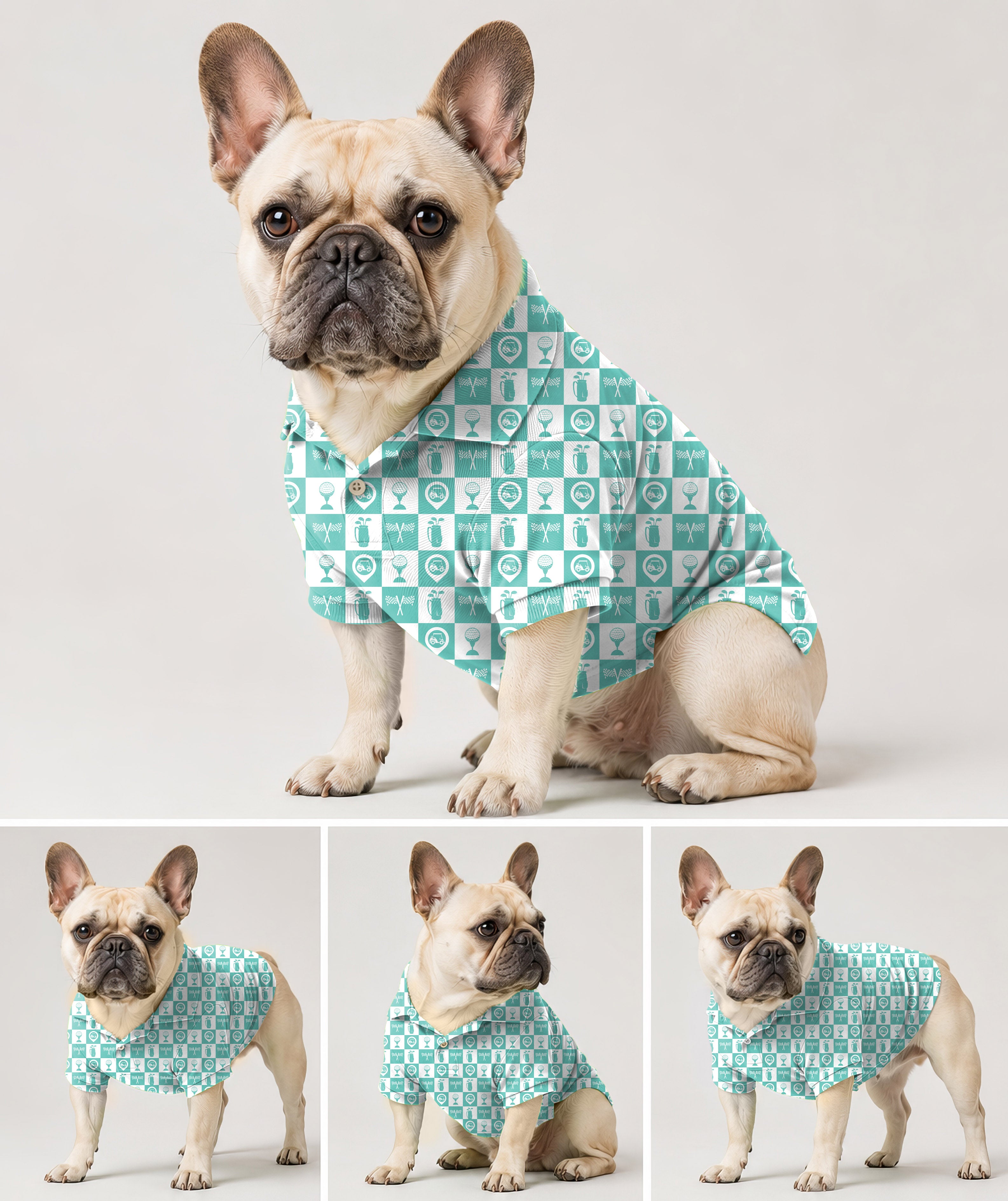 Dog's golf club golf polo