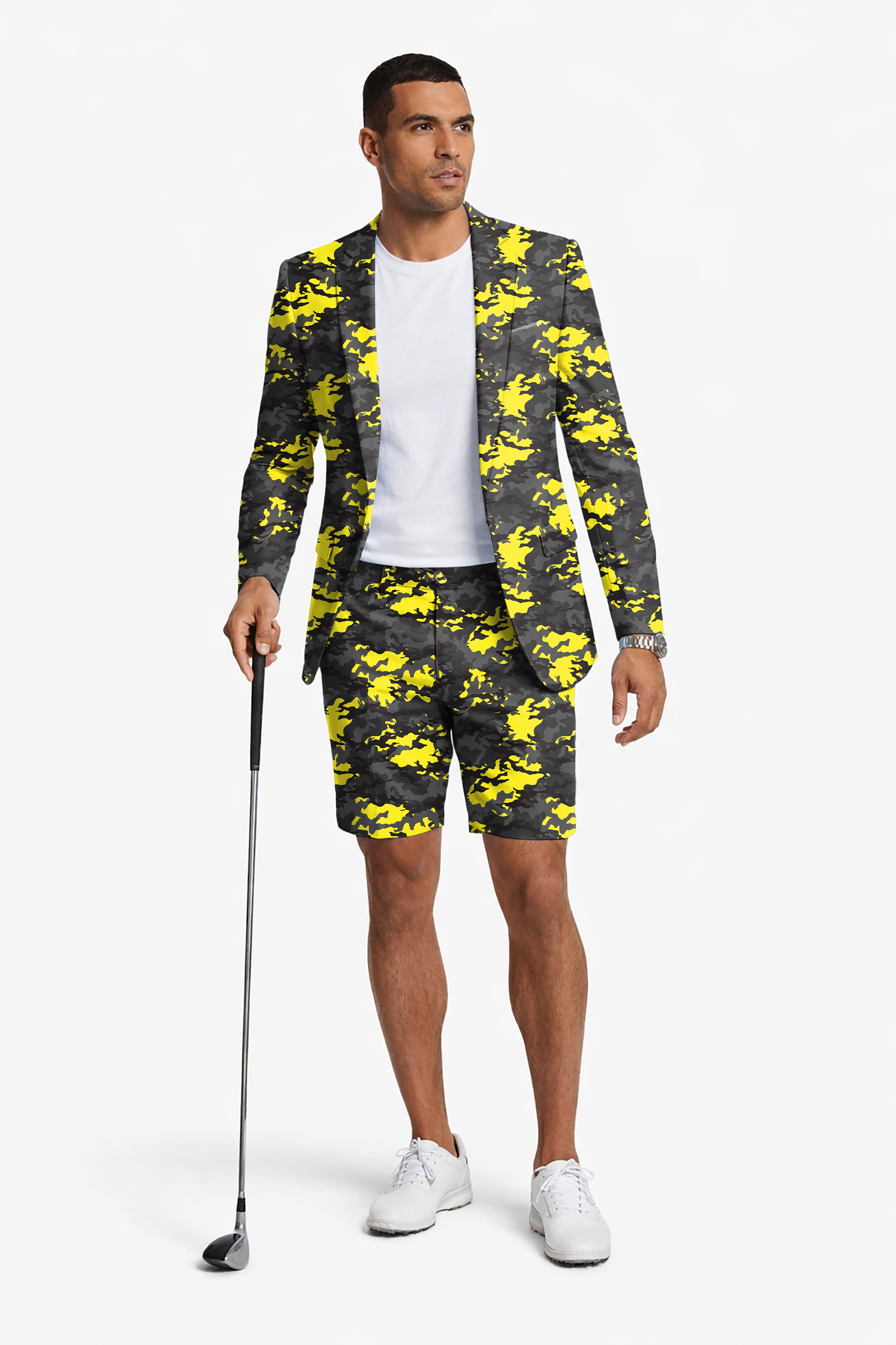 SILICONE GRIPPERS Men's Party Costumes-Theme Party 2pcs Suit set-Blazer Shorts