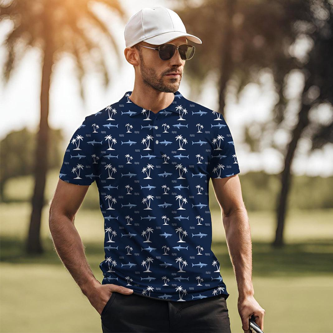 Men's Shark Island golf polo