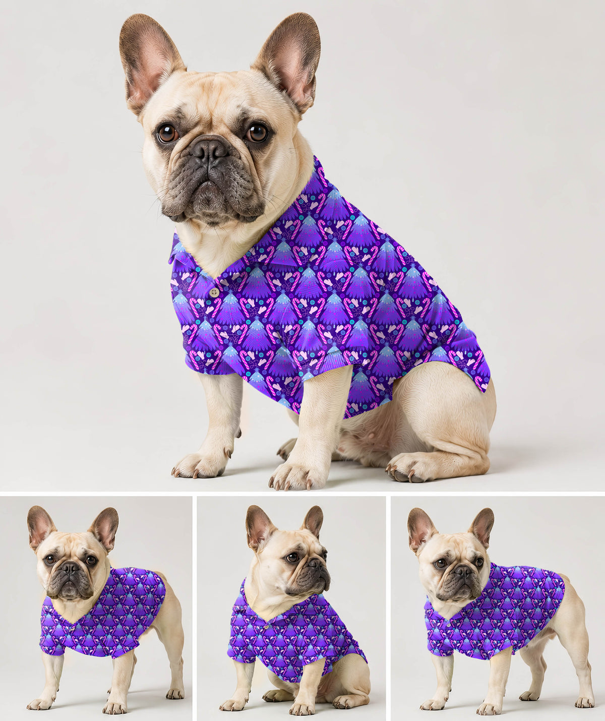 Dog's Magical Christmas Tree Golf Polo