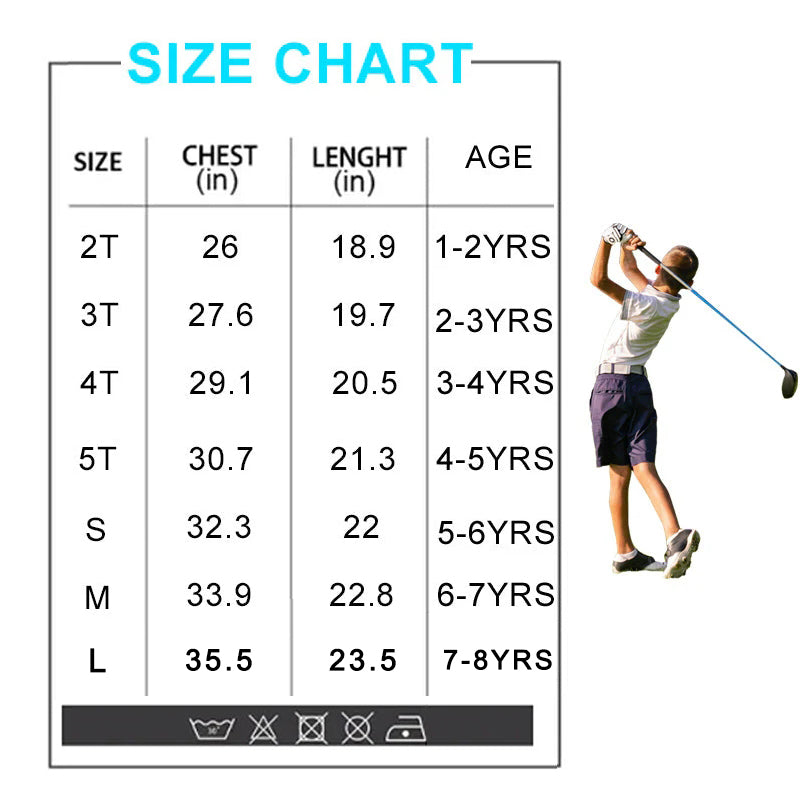 Youth Fish scale gradient color Golf Polo