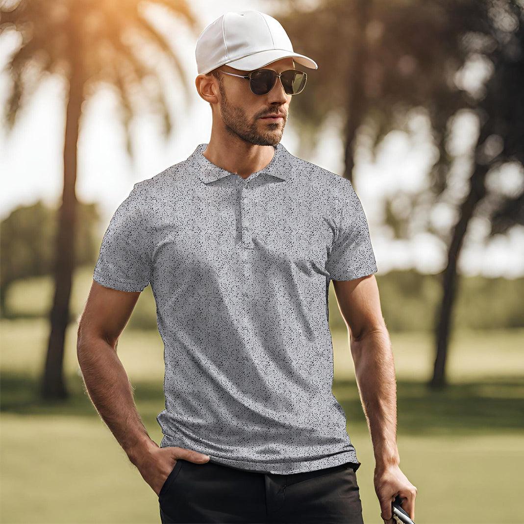 Speckle-Men's golf polo