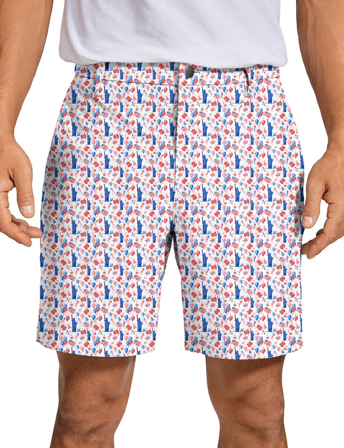 Men American national symbols Golf Shorts