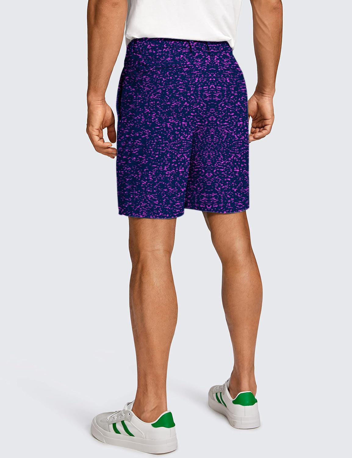 Men Violet Vandal Golf Shorts