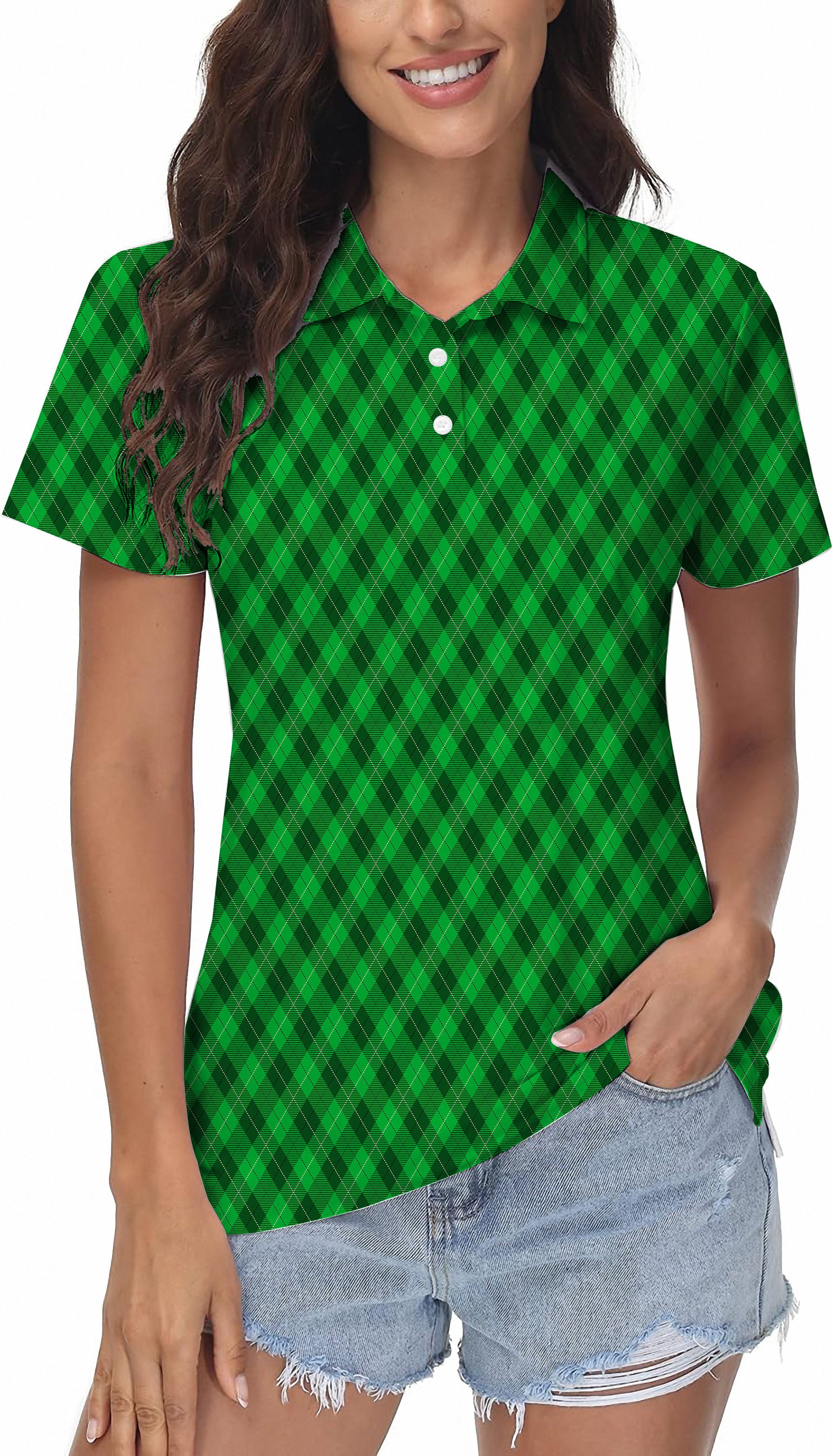 St. Patrick's Day Women's Golf Polo