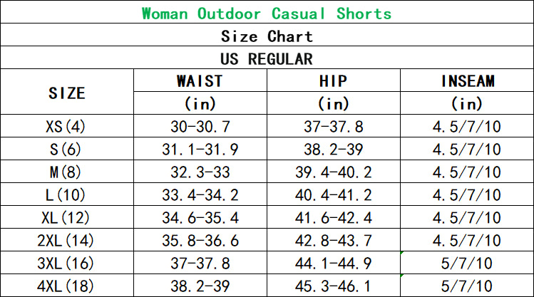 URBAN INSPIRED Own Logo 4.5/7/10 Golf Shorts Quick-Drying Woman Outdoor Casual Shorts With Pockets Waterproof