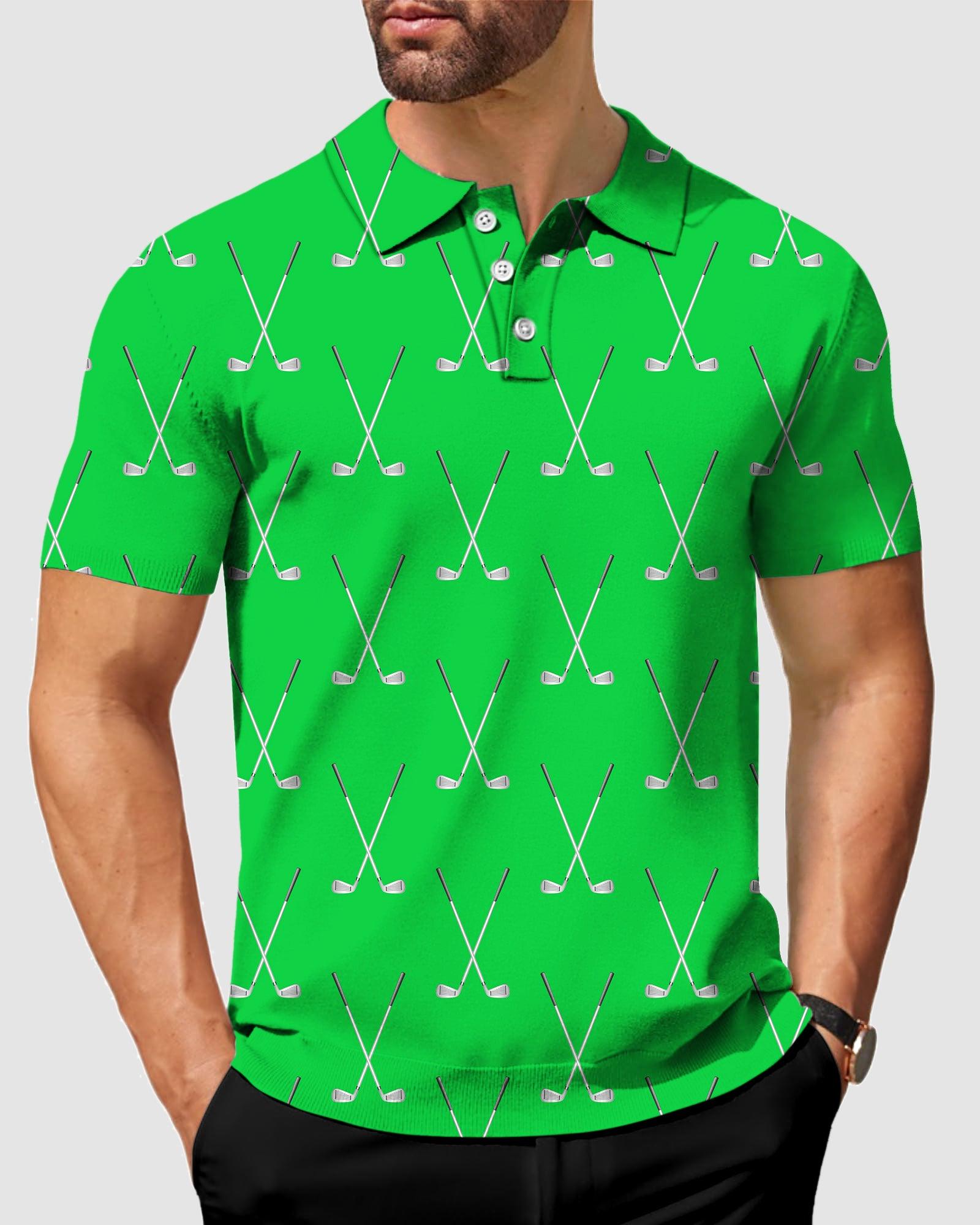 Men's golf club golf polo