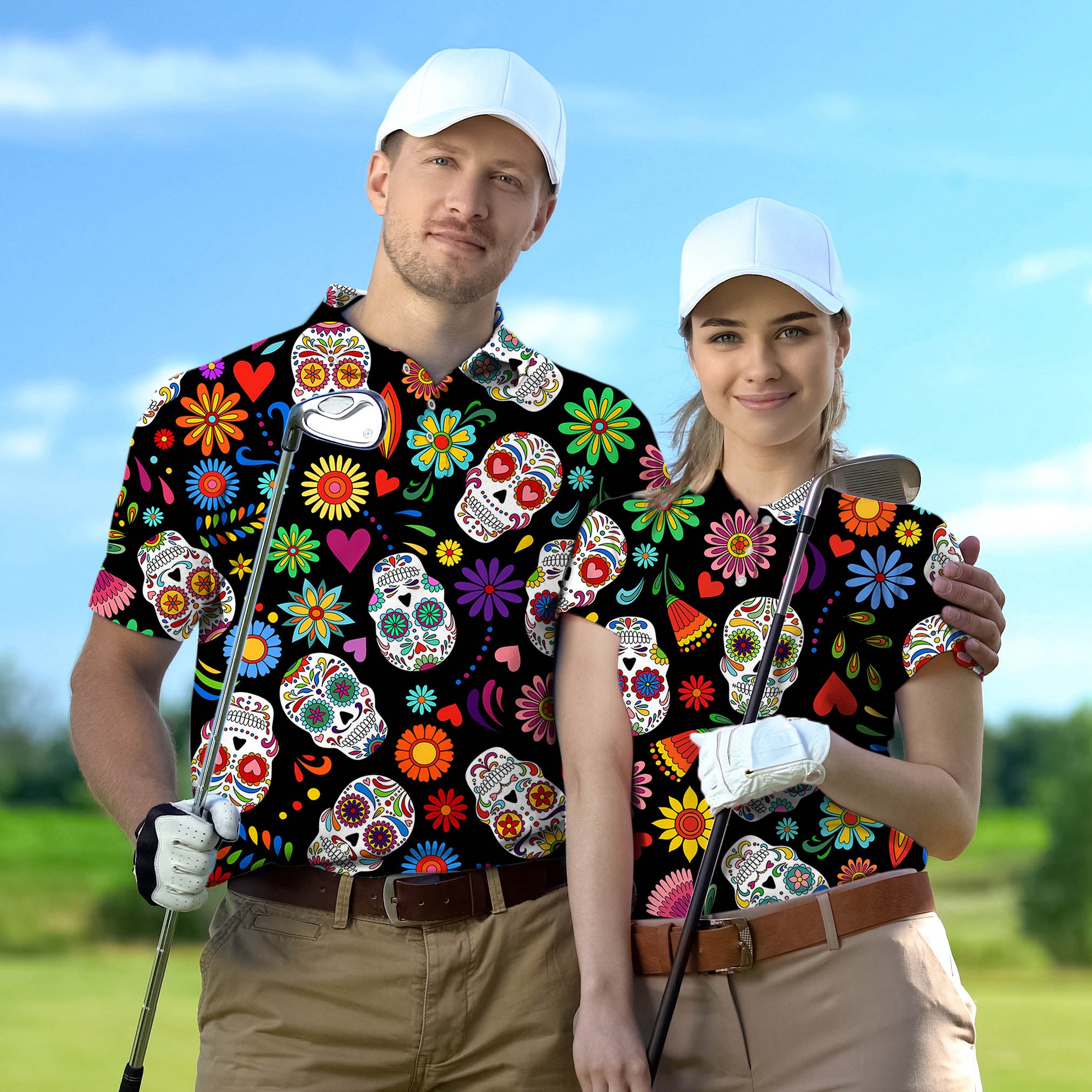 Golf Polo Couple Family set FIESTA FEELING