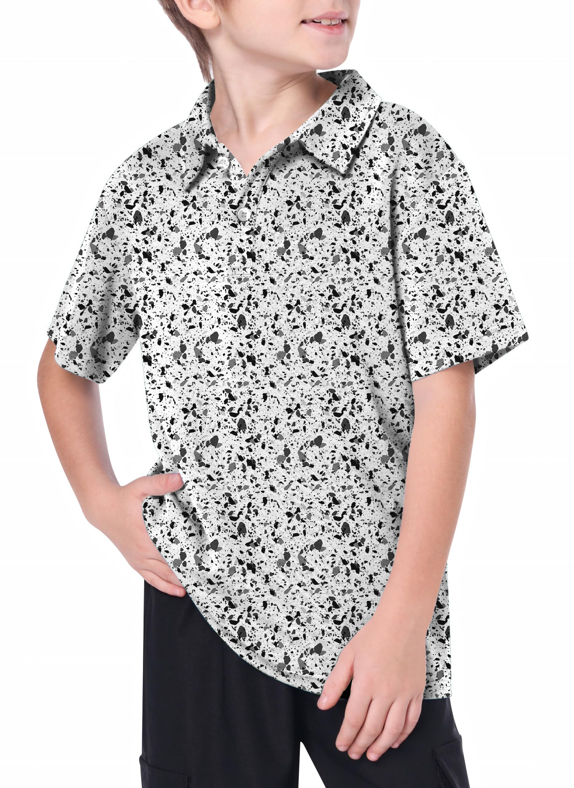 Youth Terrazzo Golf Polo