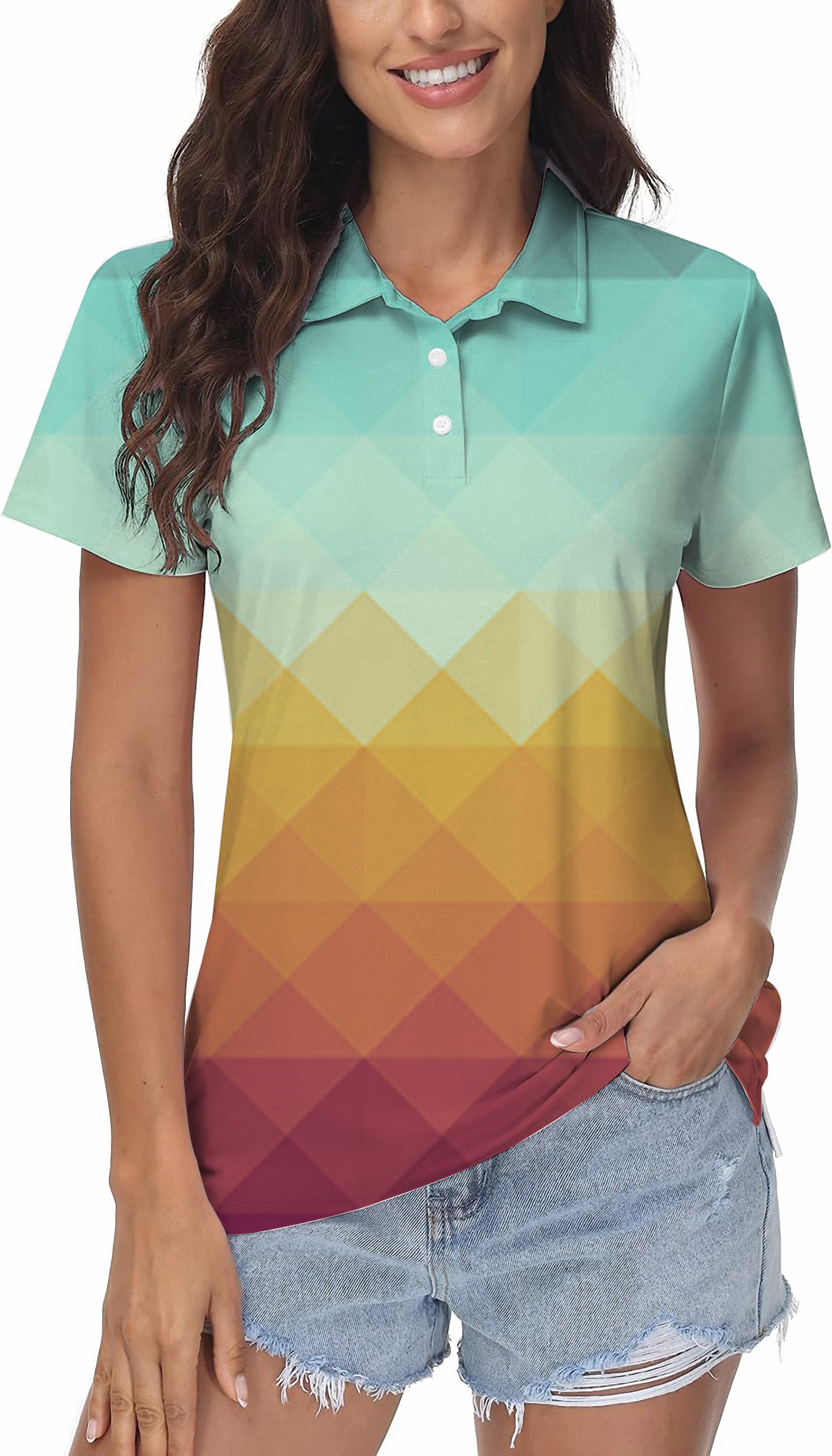 Arizona Sunset Women's Golf Polo