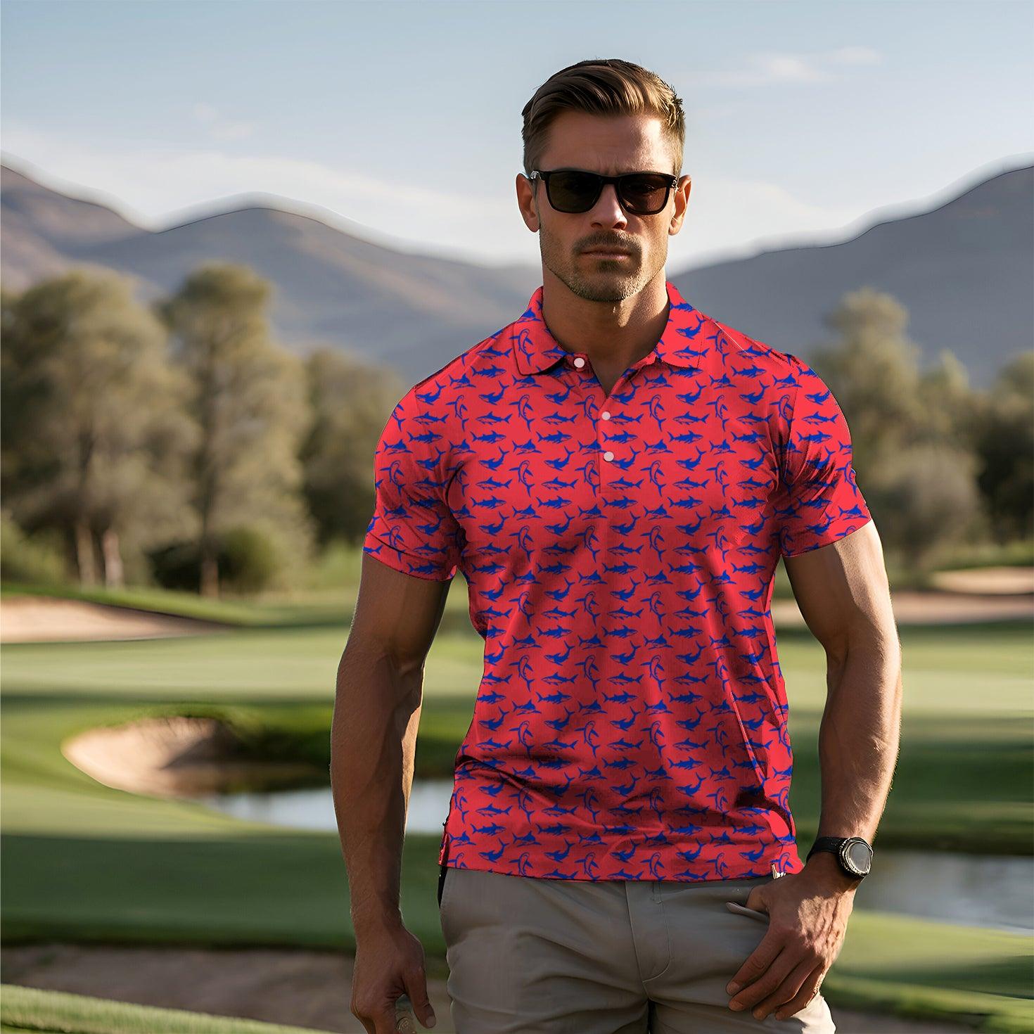 Men's Underwater Frenzy golf polo