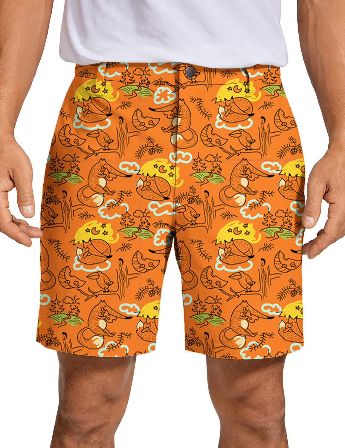 Men's Lazy fox Golf Shorts