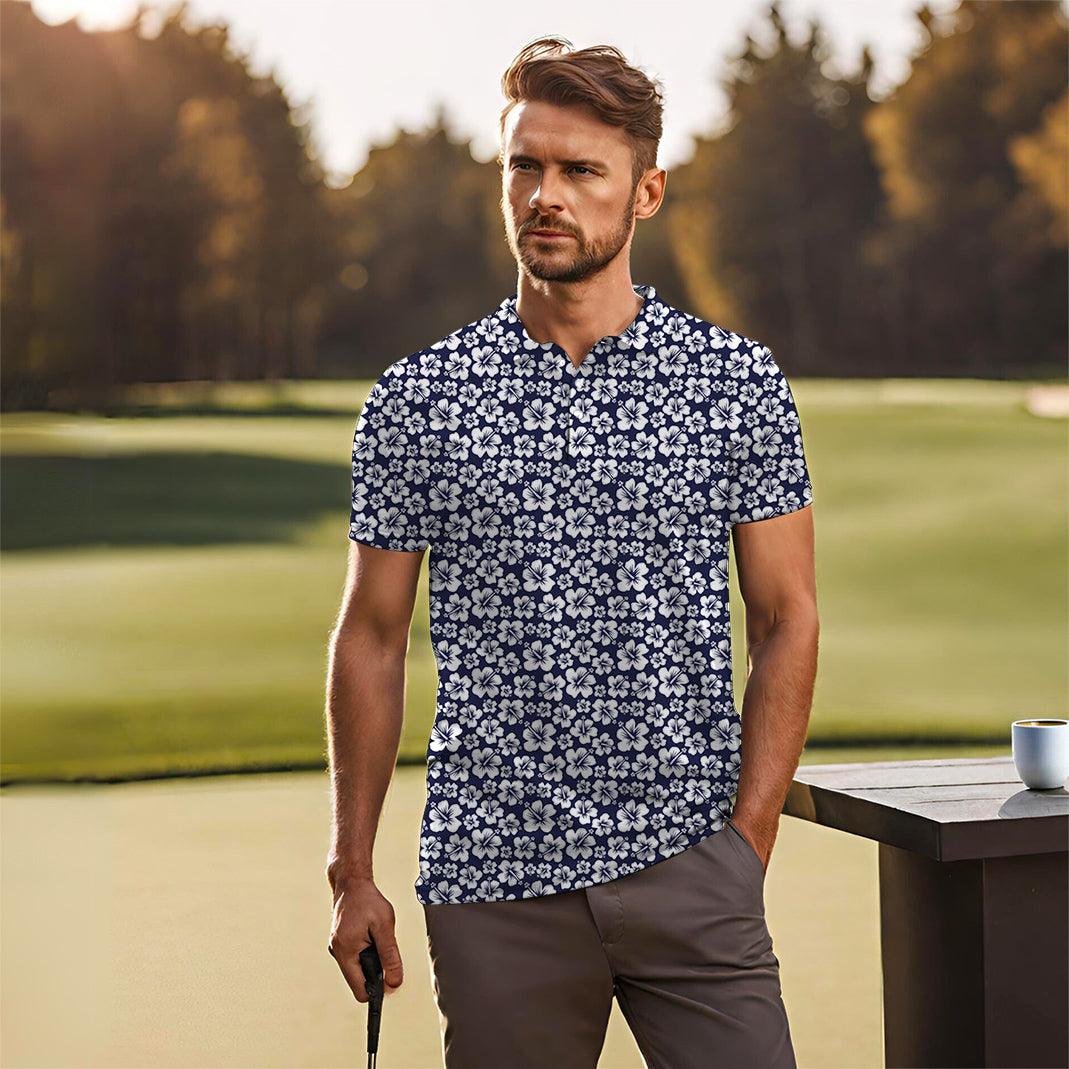 Men's Summer Daisy golf polo