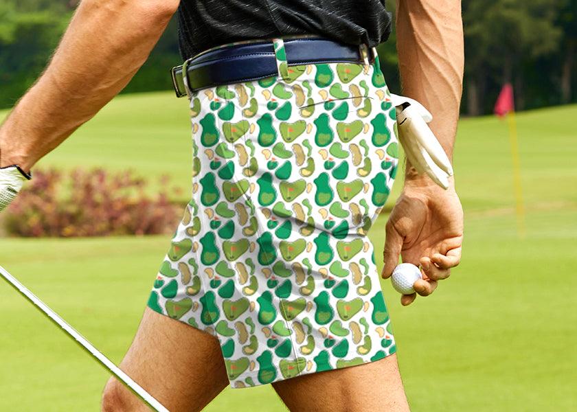 Men Winning Putt Golf Shorts