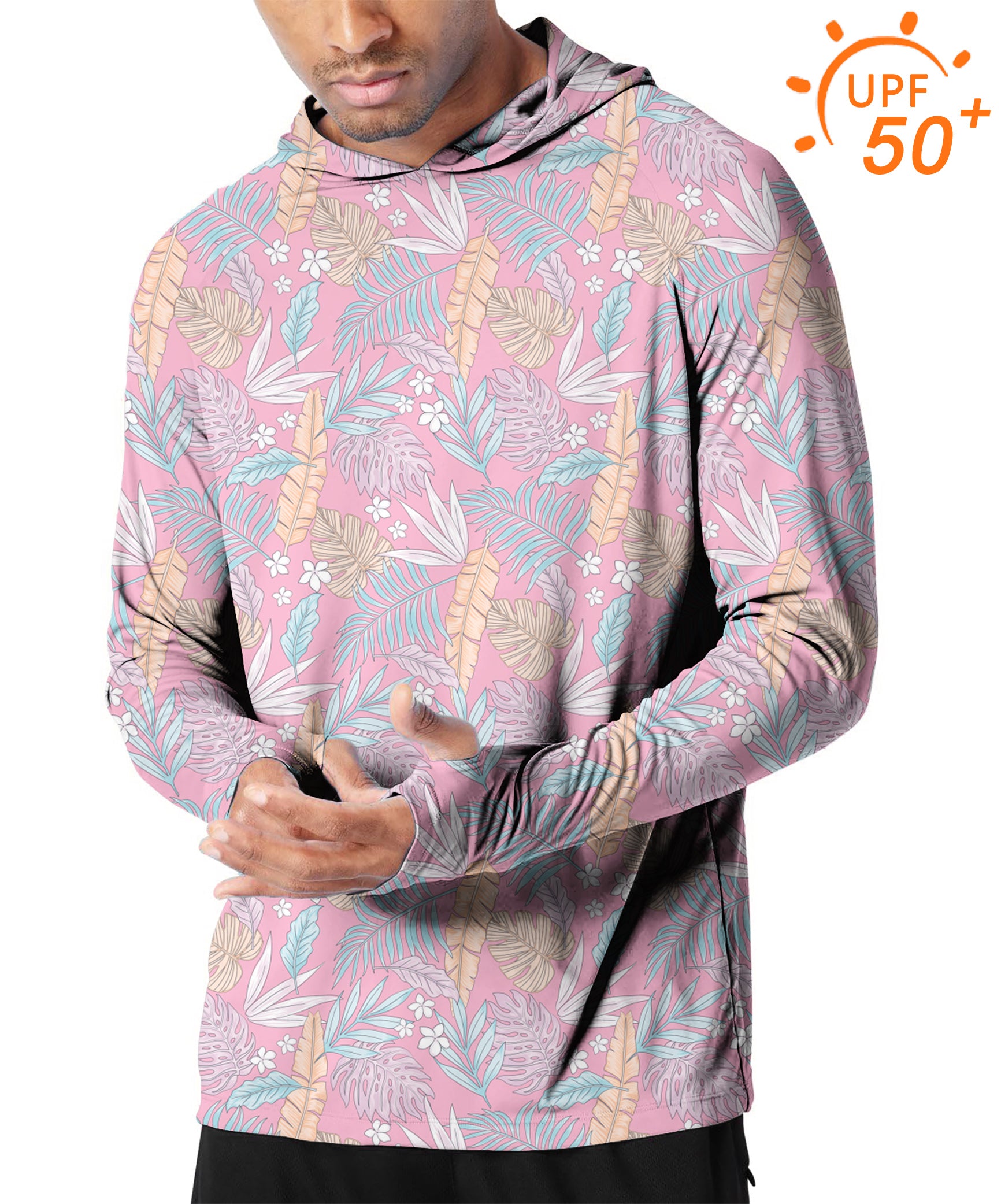 Men's Outdoor Feathered Paradise Golf Sun Protection Slim Fit  hoodies