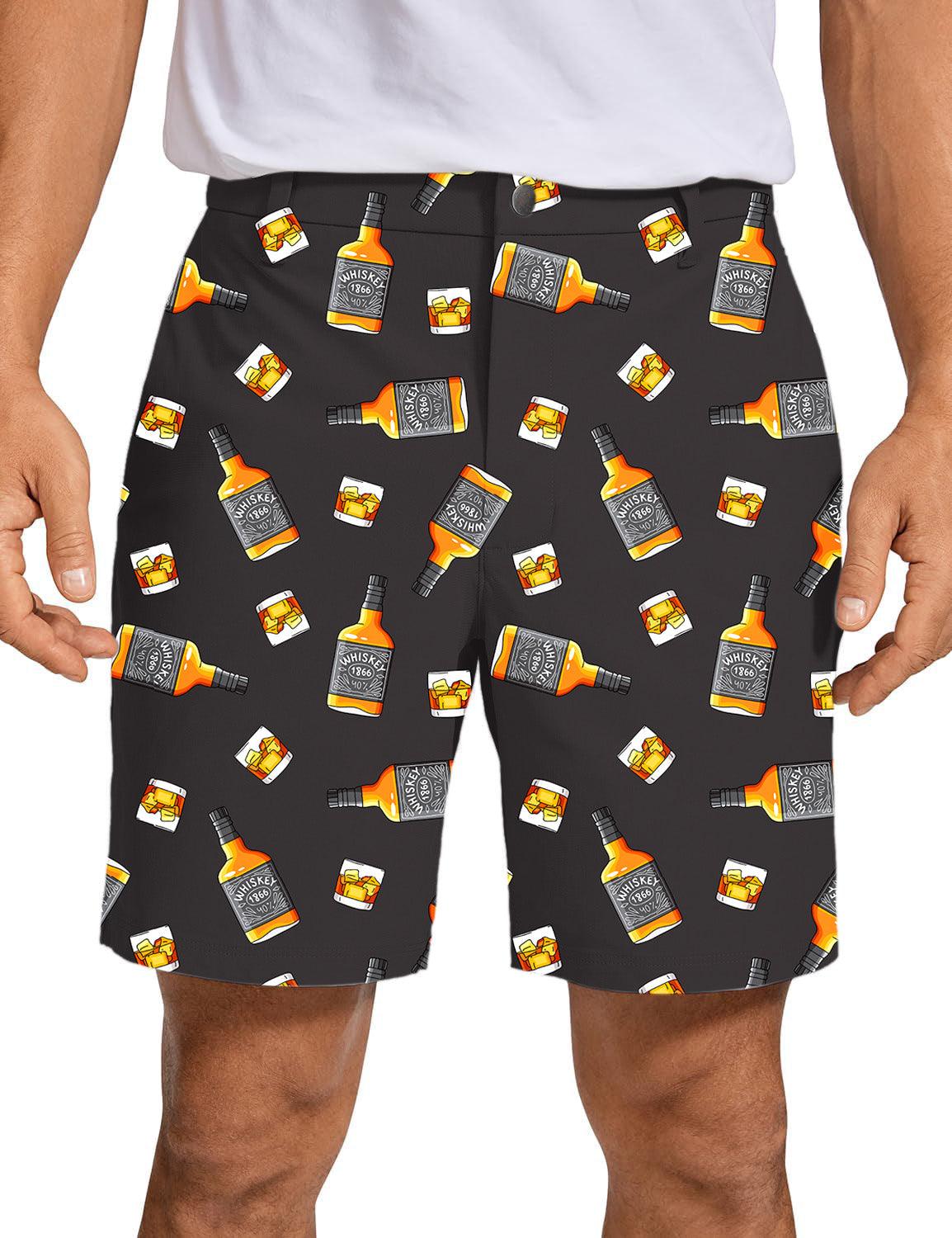 Men Whiskey Golf Shorts