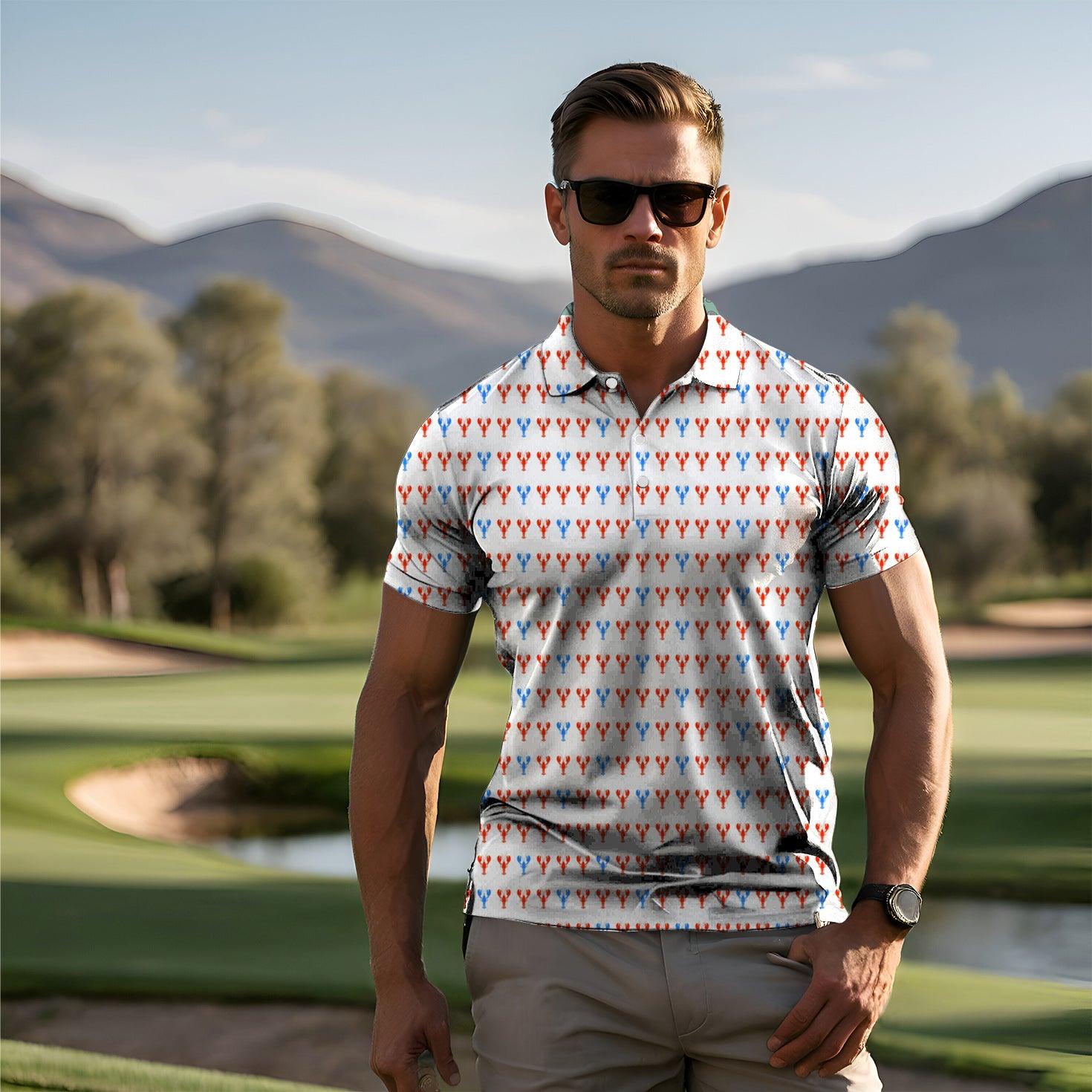 Men's LOBSTERS golf polo