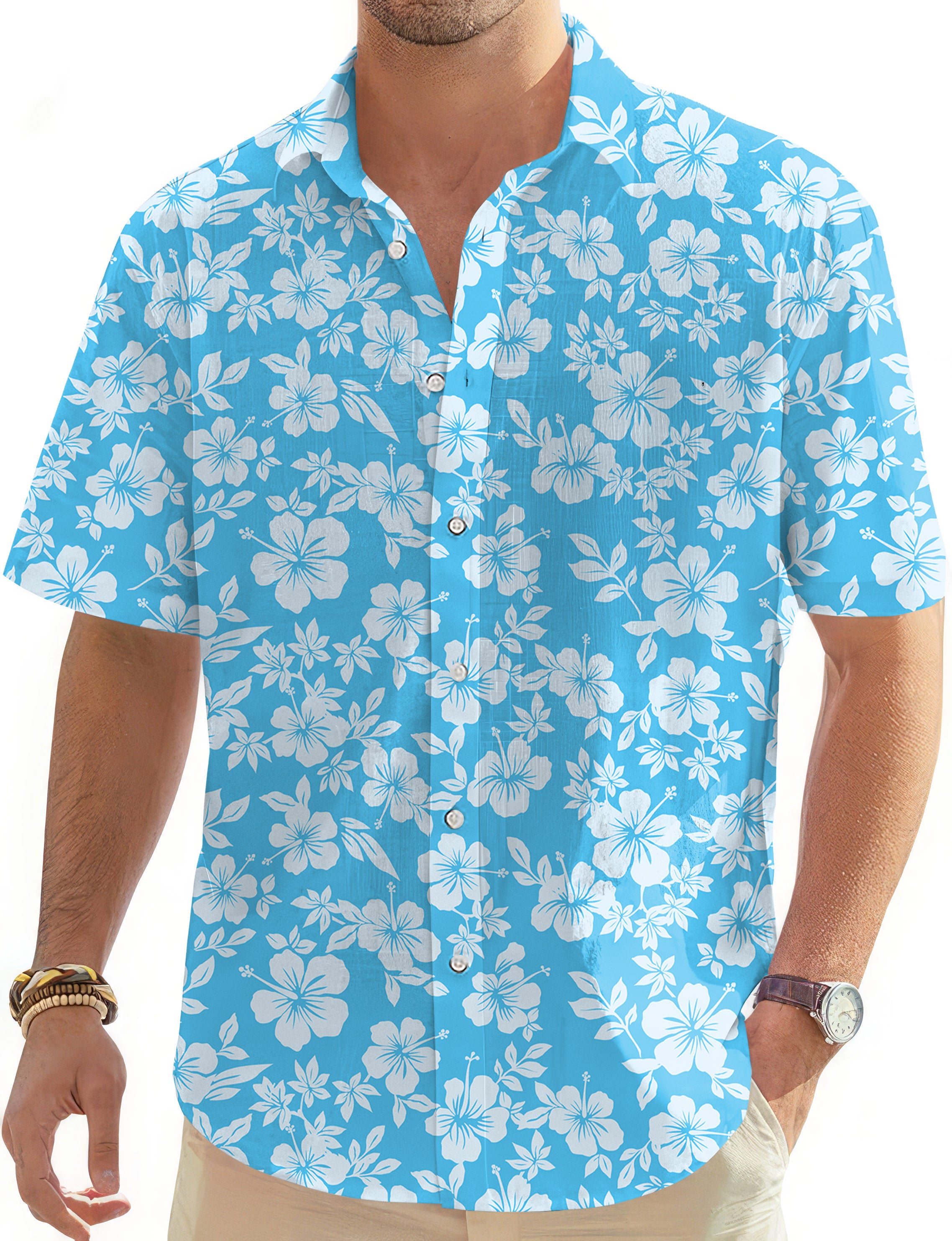 Aloha Aina Men's Golf Hawaiian Shirts Button Down Shirt