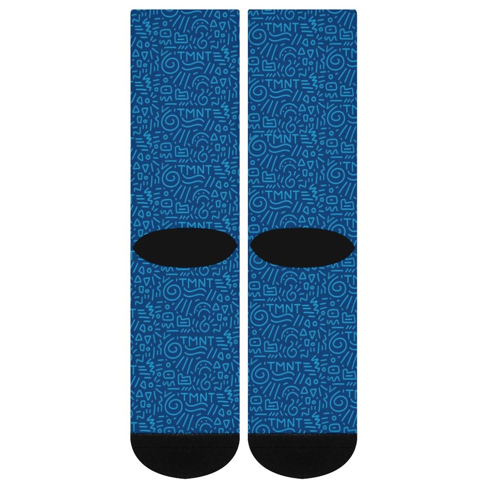 Blue Doodle Prined socks Gifts for Men Women