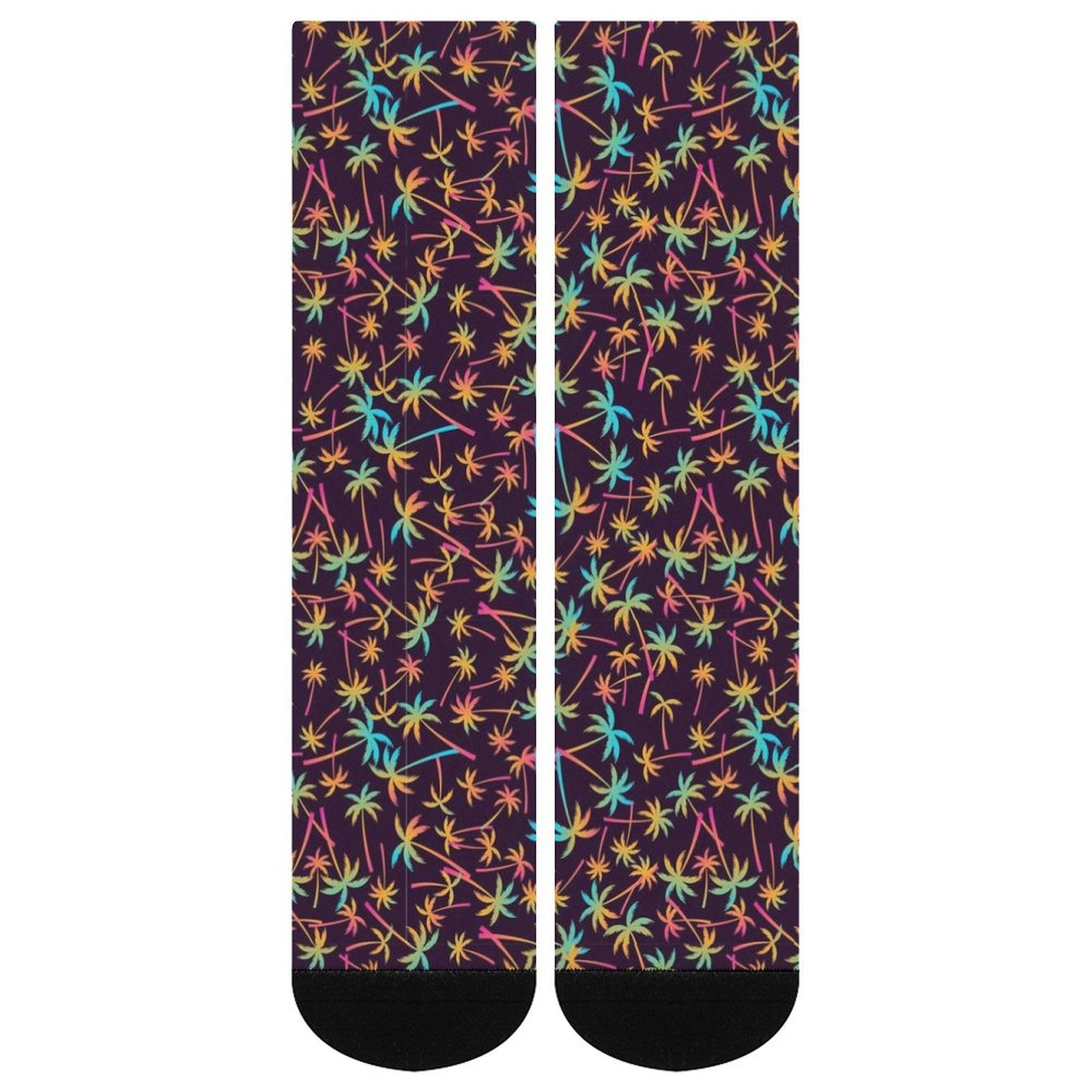 Gradient Palms Prined socks Gifts for Men Women